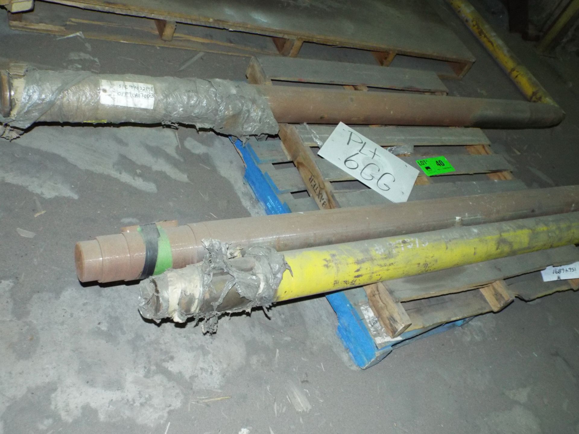 LOT/ CONTENTS OF SKID - KOERING-PROVINCIAL S-11 60 TON CRANE SHAFT ASSEMBLY (PLT 6GG)