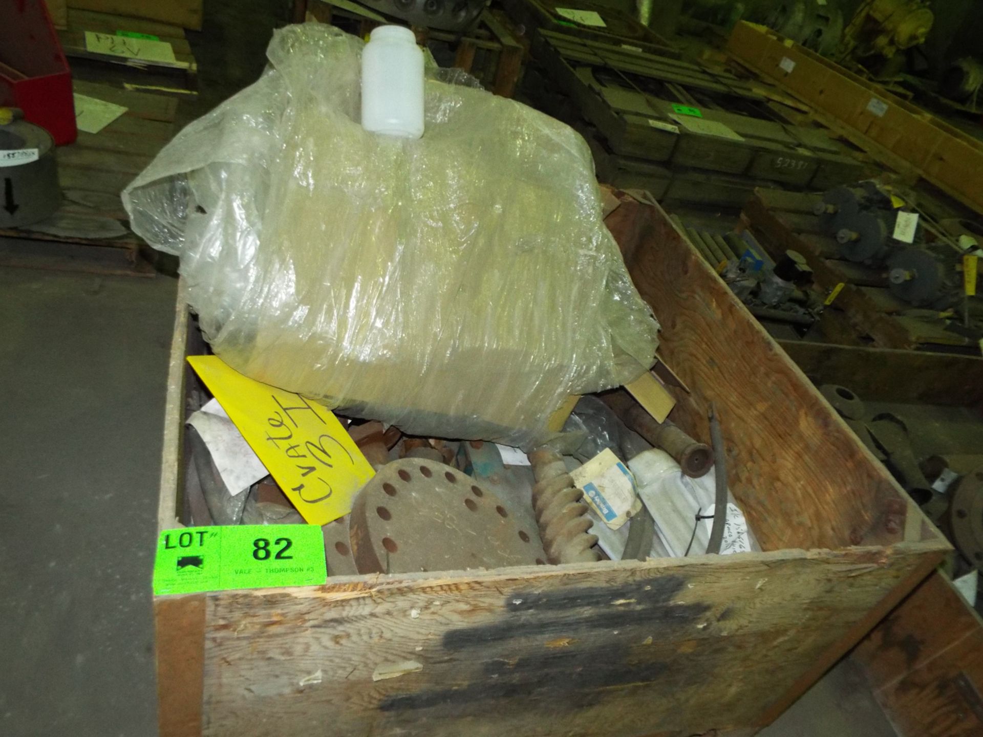 LOT/ CONTENTS OF SKID INCLUDING BUT NOT LIMITED TO (APPROX. 44) POLYETHYLENE WIDE MOUTH 2L CAP.