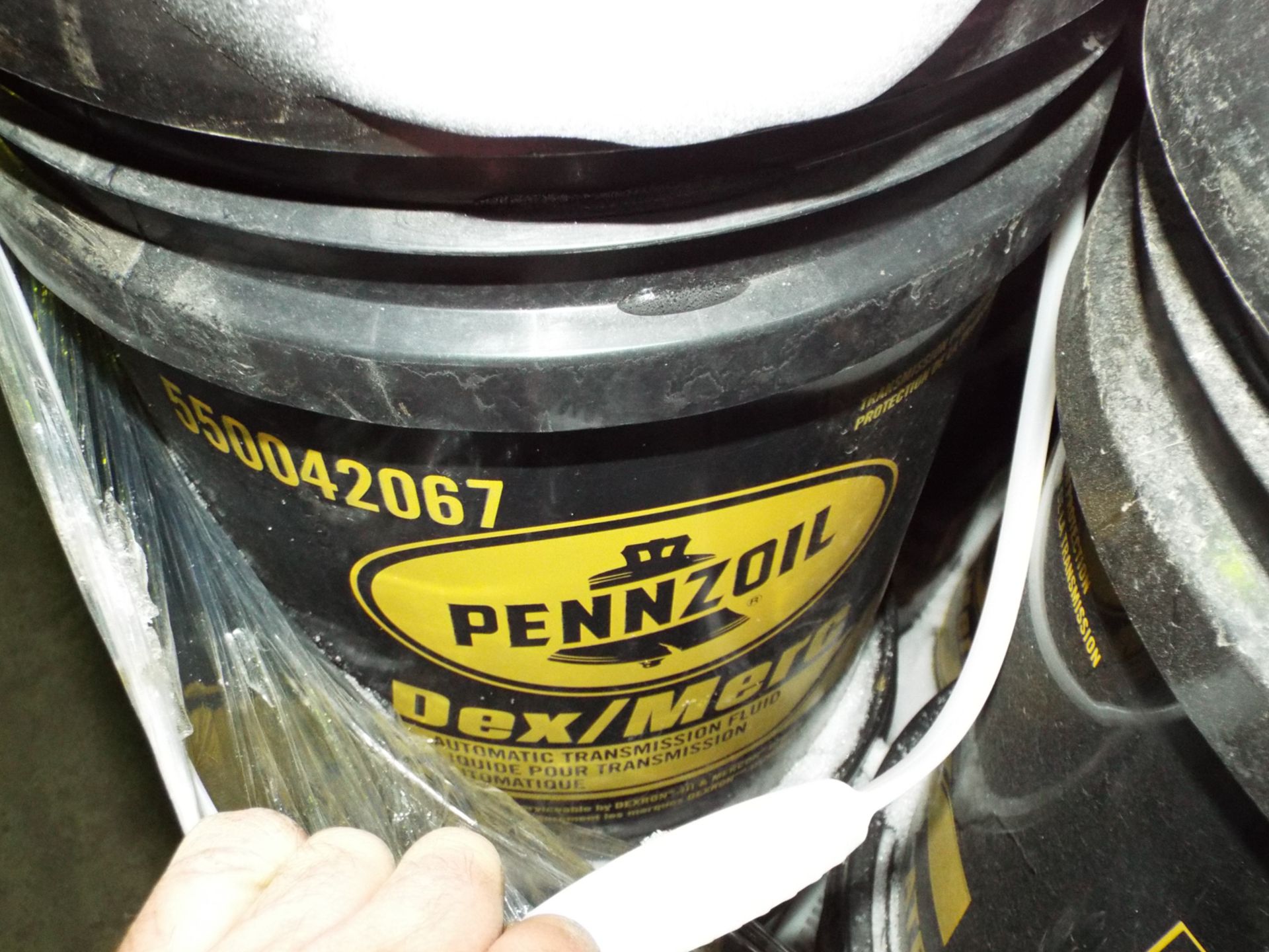 LOT/ (10) PAILS OF PENNZOIL DEXRON/MERCON AUTOMATIC TRANSMISSION FLUID (NS-3MM) - Image 3 of 3