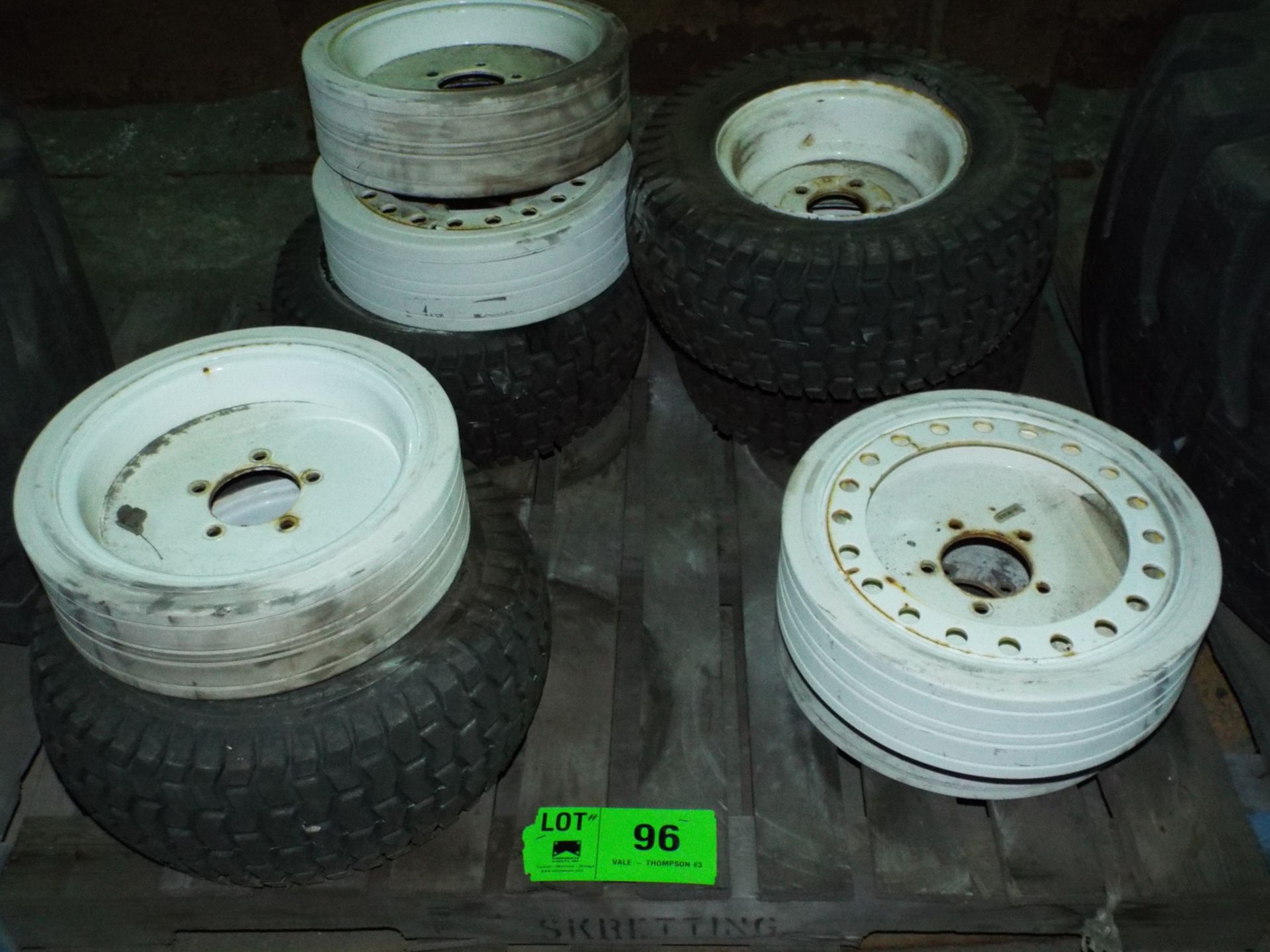 LOT/ (4) TURFSAVER TIRES WITH RIMS