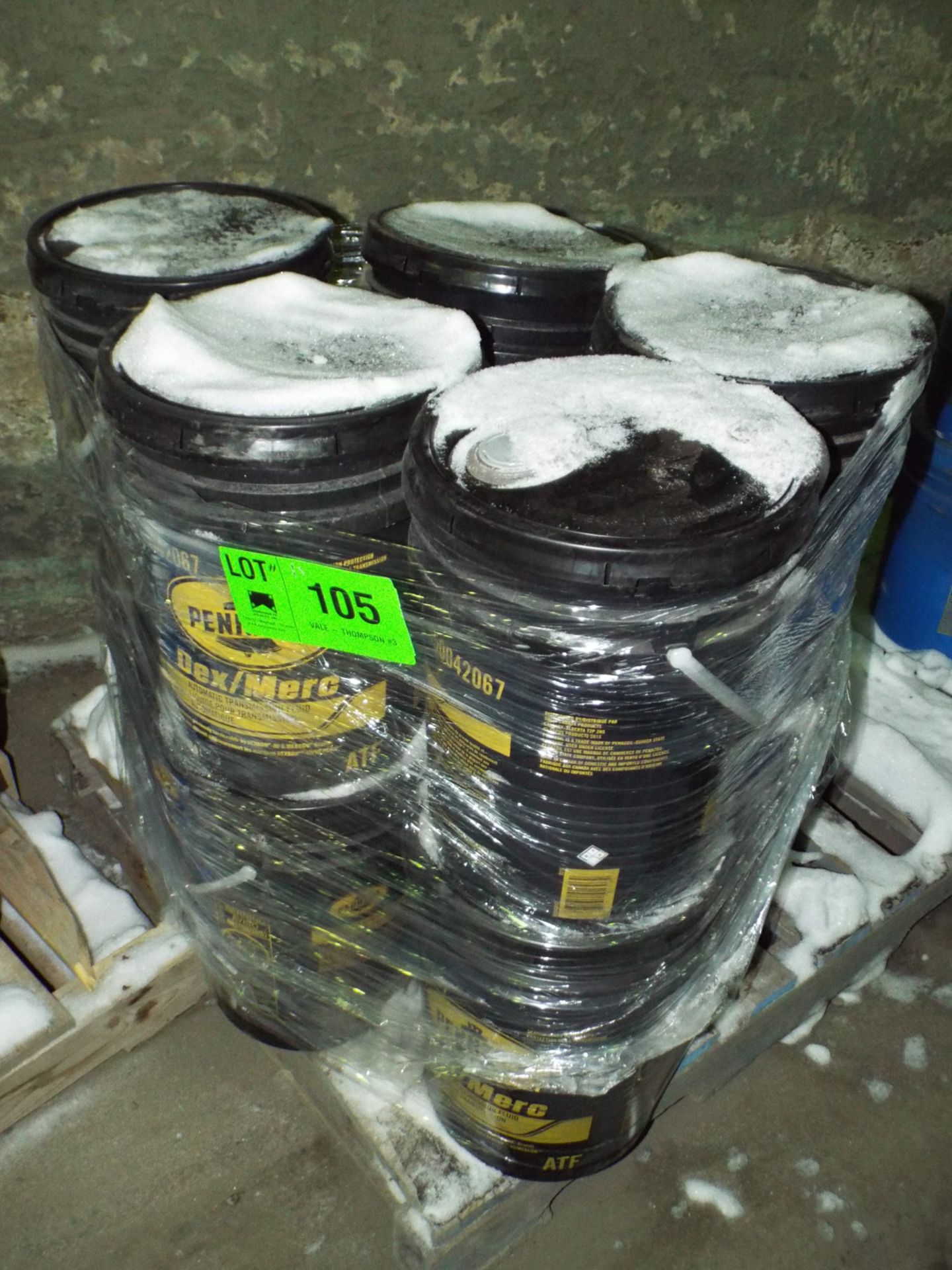 LOT/ (10) PAILS OF PENNZOIL DEXRON/MERCON AUTOMATIC TRANSMISSION FLUID (NS-3MM) - Image 2 of 3