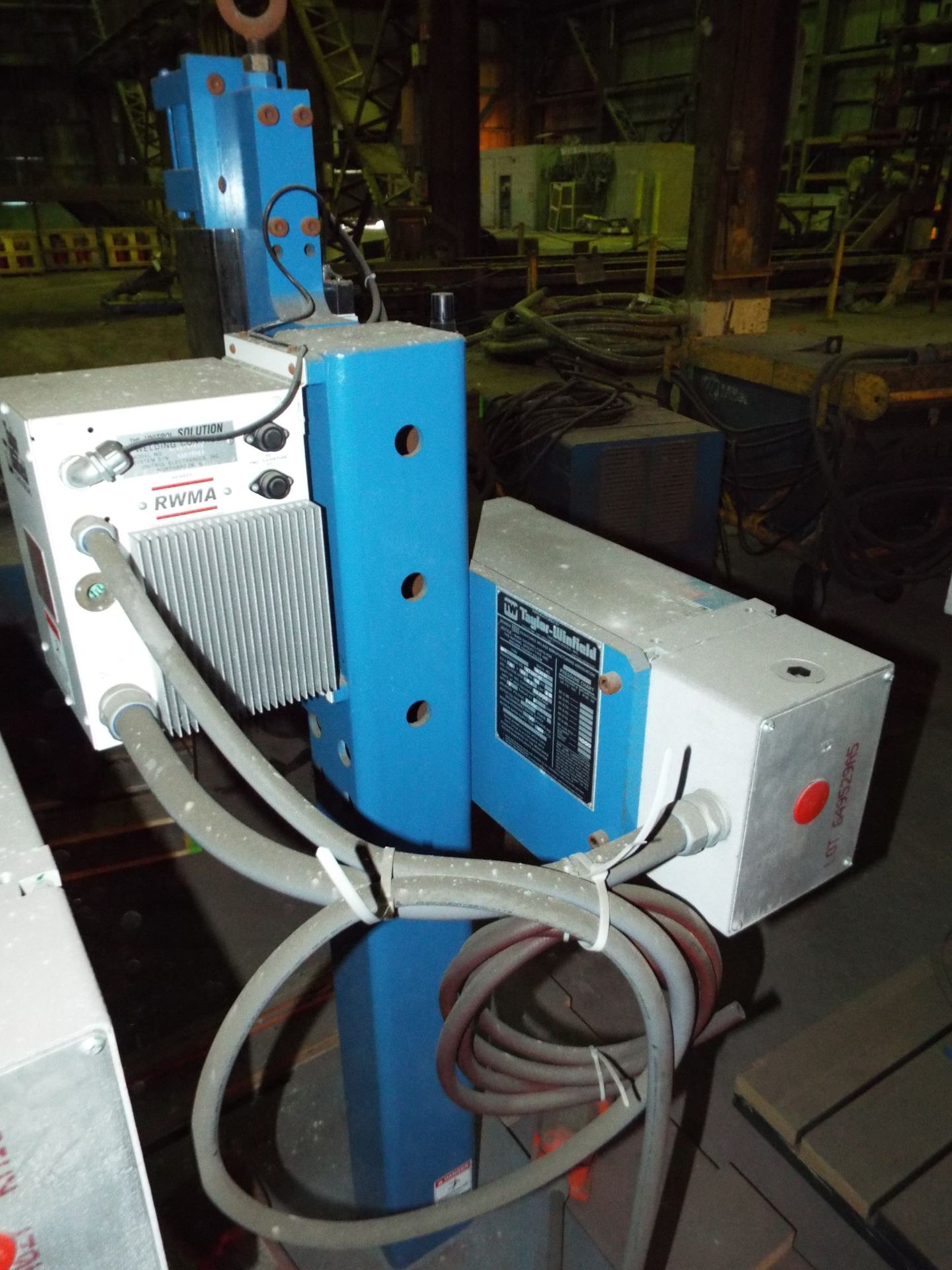 TAYLOR WINFIELD NV-1 SPOT WELDERS WITH UNITROL SOLUTION DIGITAL CONTROL, 20 KVA, 575V, 8" THROAT, 6" - Image 4 of 5