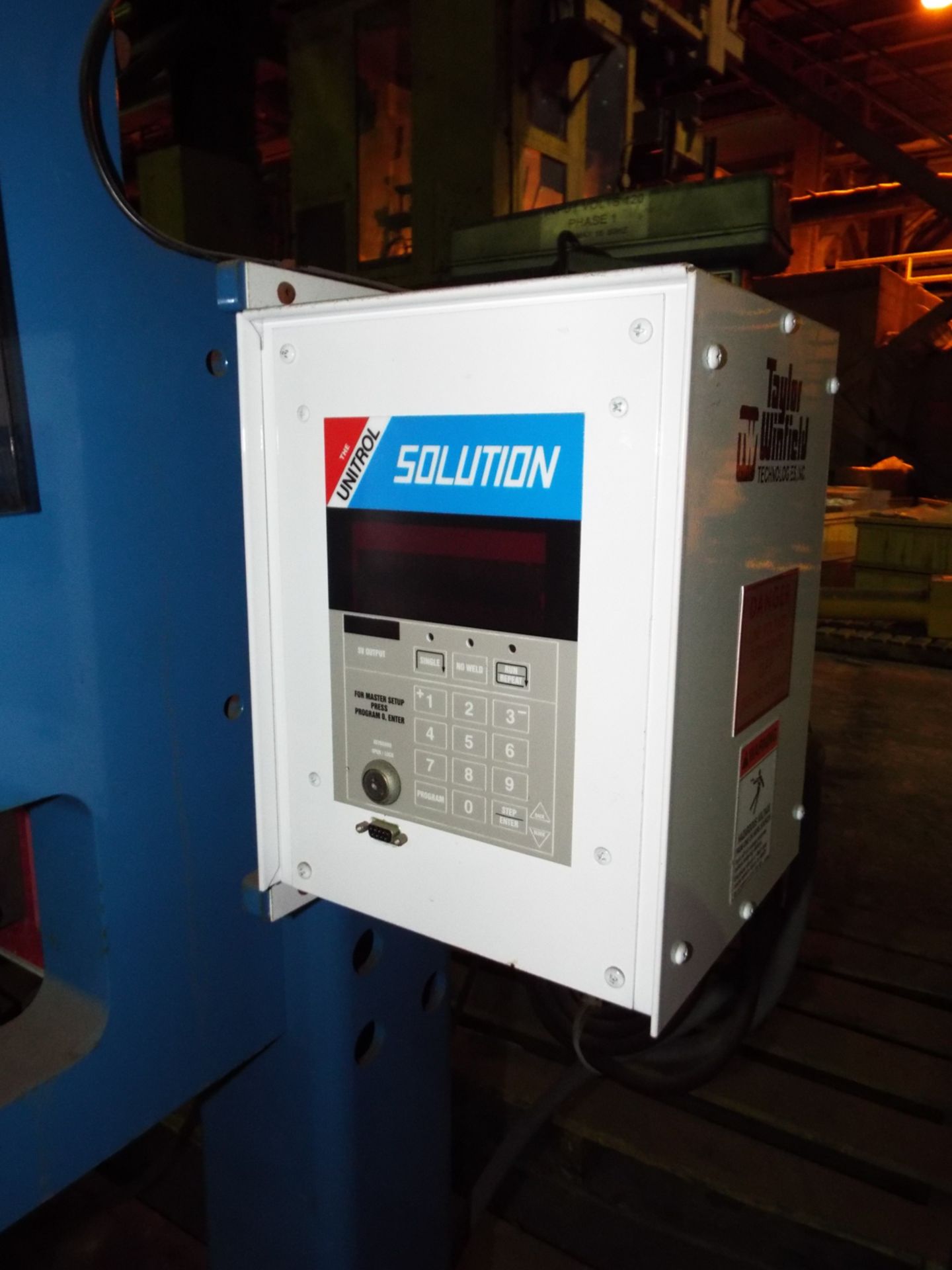 TAYLOR WINFIELD NV-1 SPOT WELDERS WITH UNITROL SOLUTION DIGITAL CONTROL, 20 KVA, 575V, 8" THROAT, 6" - Image 2 of 4