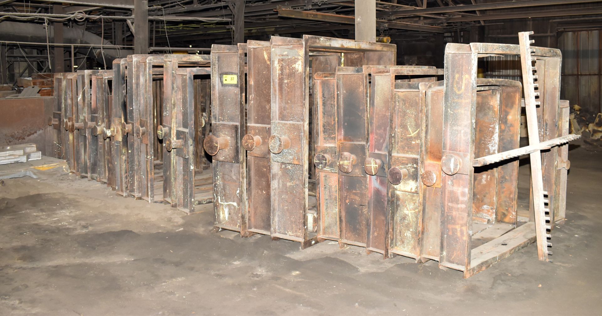 LOT/ ALL STEEL BOX FRAMES INSIDE FOUNDRY BUILDING, S/N N/A (CI)