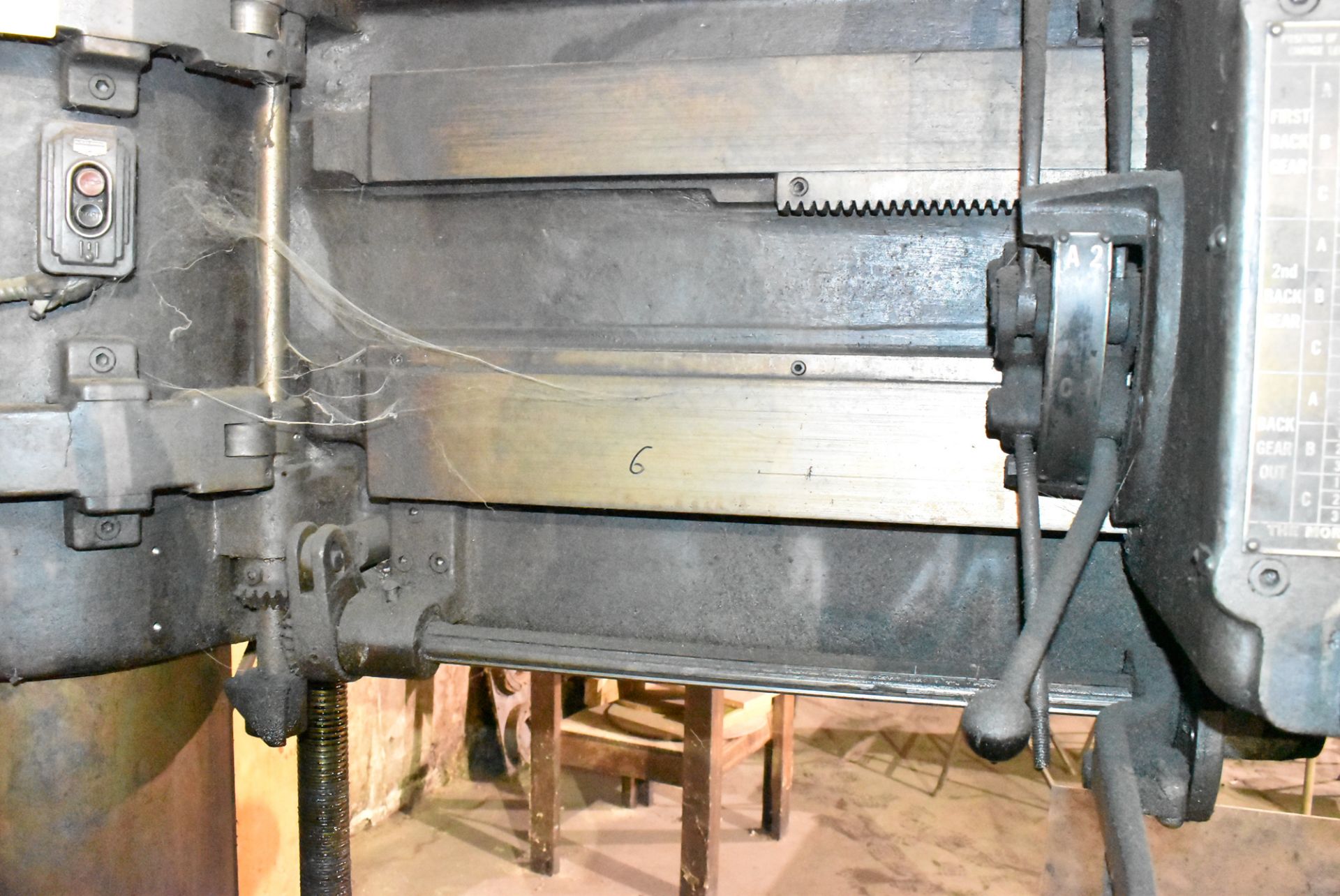 MORISS MOR-SPEED 6' RADIAL ARM DRILL, S/N N/A (CI) - Image 4 of 4