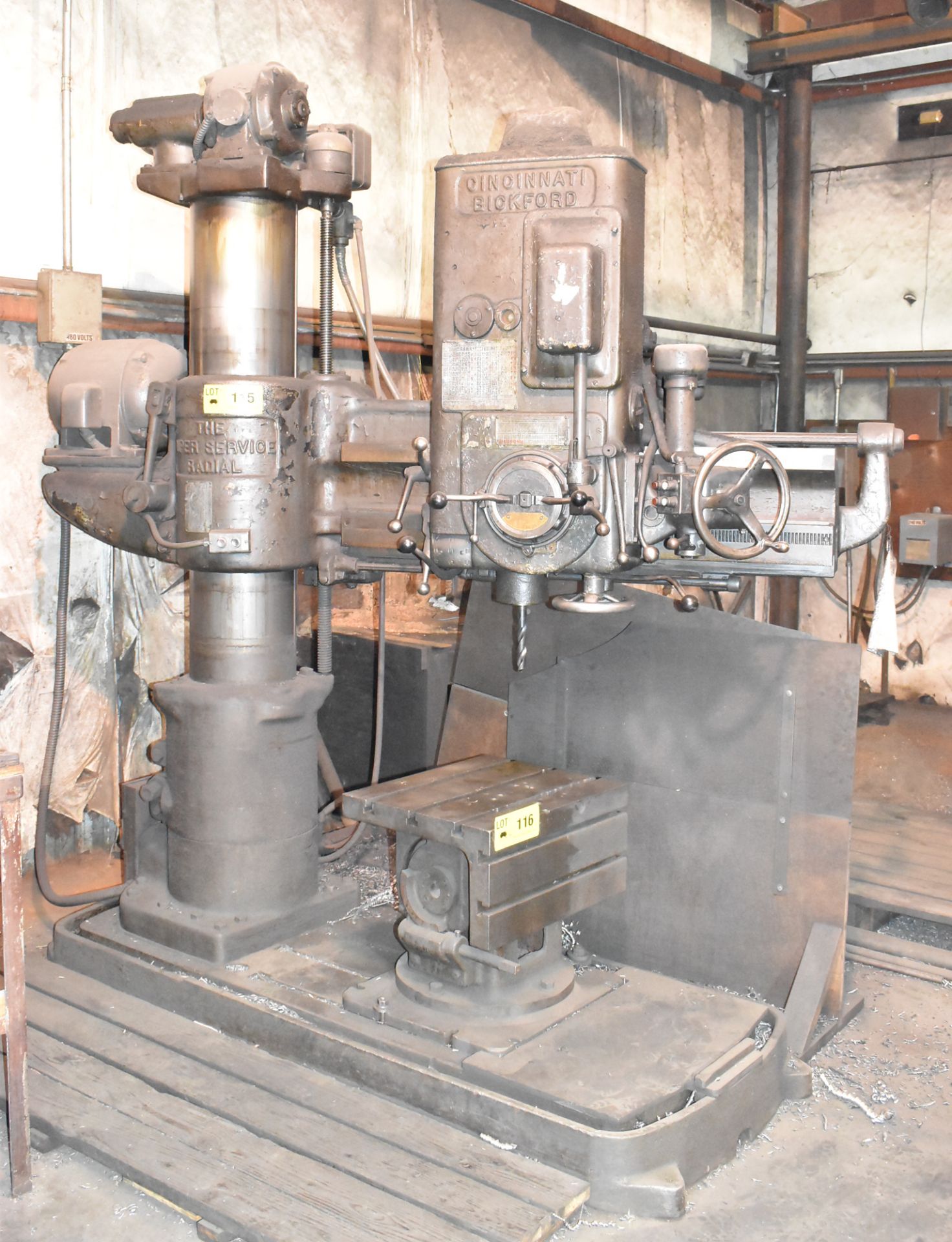 CINCINNATI BICKFORD 5' RADIAL ARM DRILL, S/N 11103 (CI) - Bild 2 aus 4