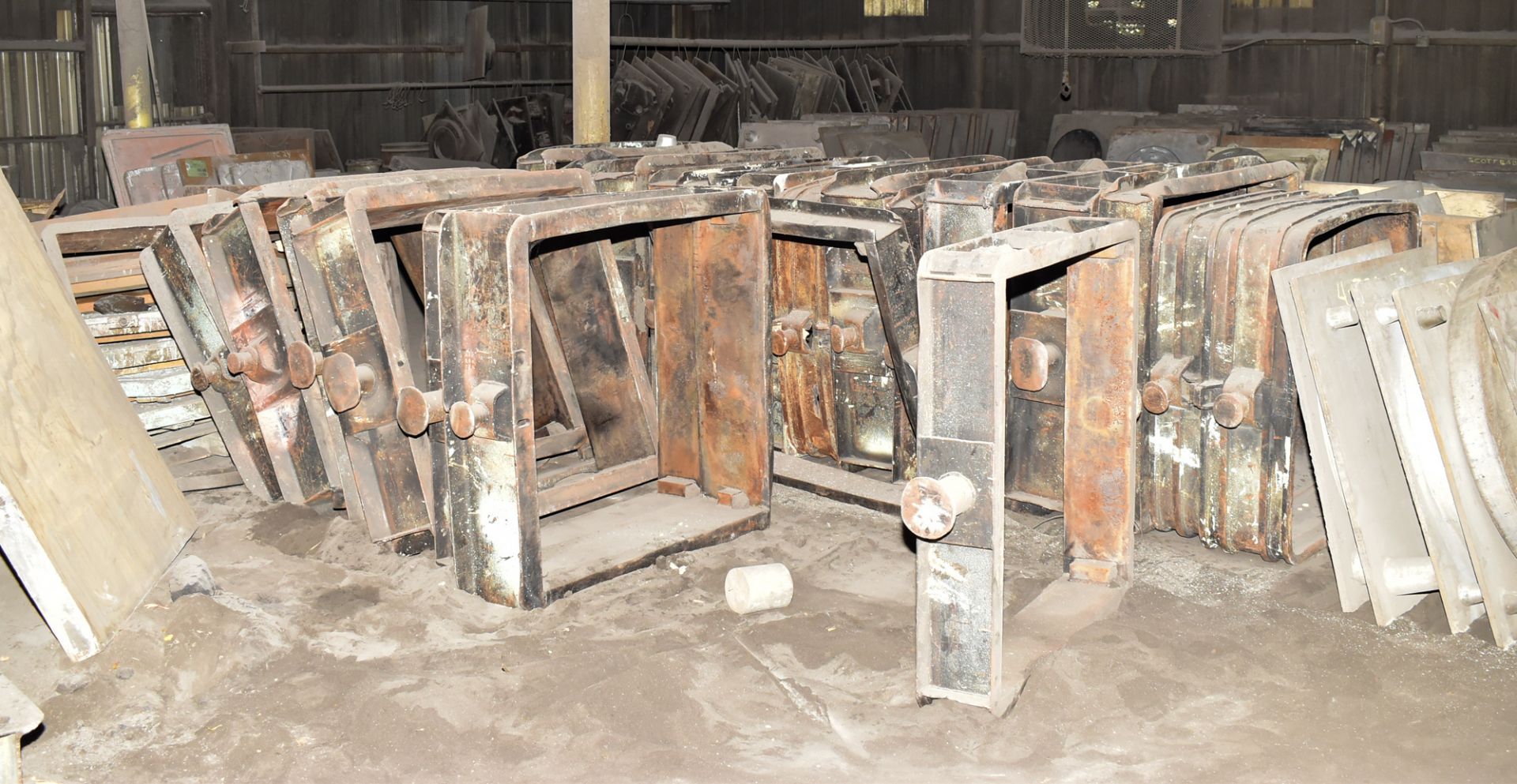 LOT/ ALL STEEL BOX FRAMES INSIDE FOUNDRY BUILDING, S/N N/A (CI) - Image 6 of 7