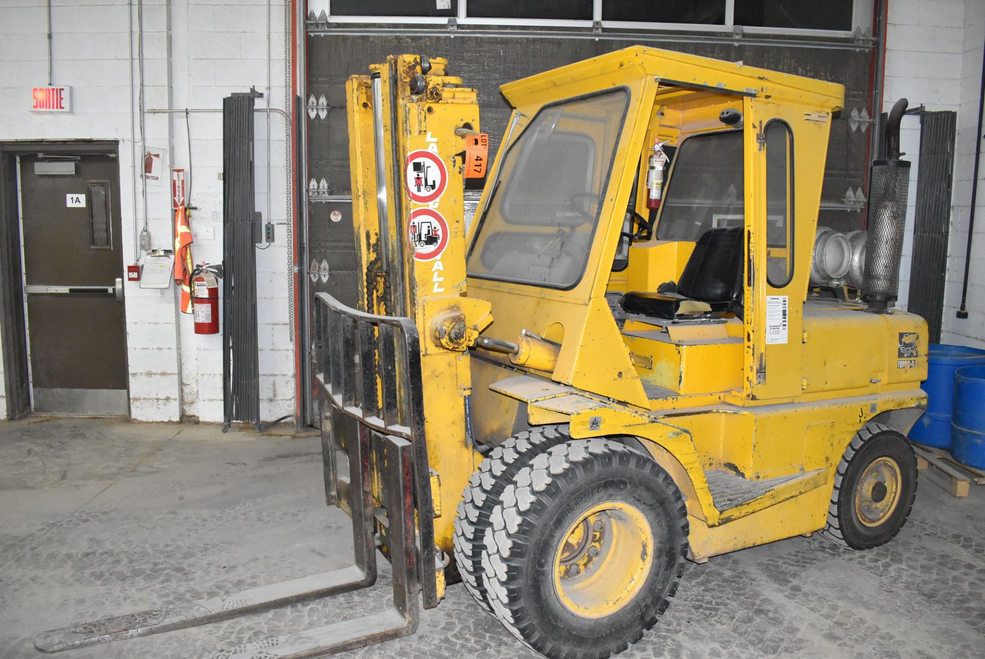 LANSING BAGNALL FOPR6 4.0 LPG OUTDOOR FORKLIFT WITH 8000 LB. CAPACITY, 185" MAX. LIFT HEIGHT, - Image 3 of 8