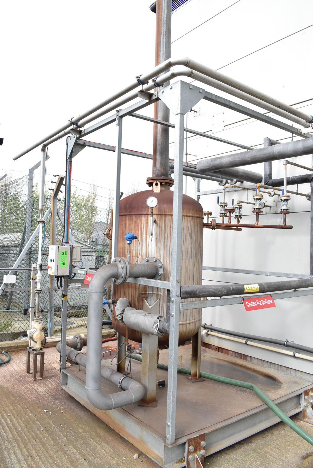 SPIRAX SARCO BLOW OFF SYSTEM (CI) (BOILER BUILDING) [RIGGING FEES FOR LOT #339 - £900 PLUS