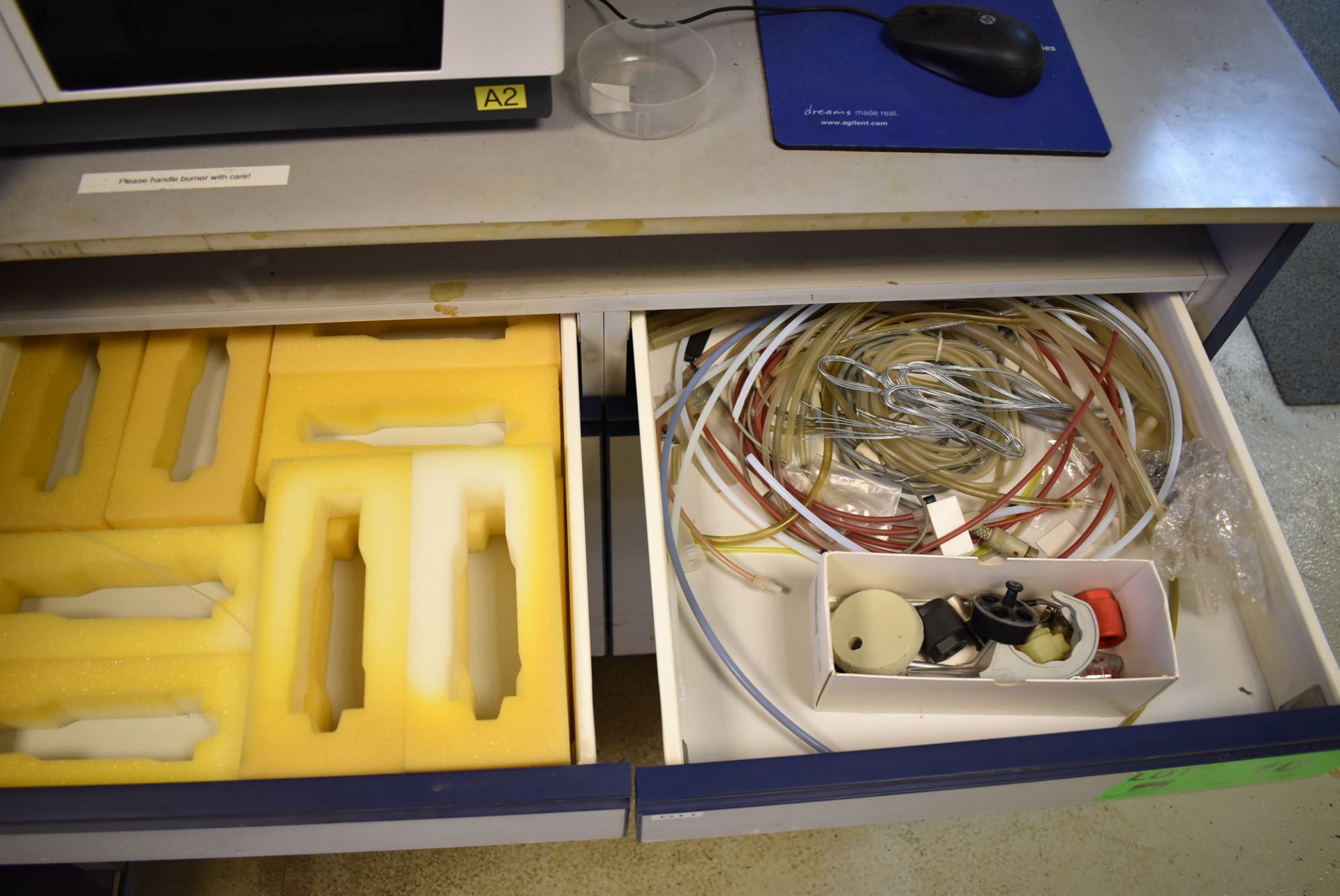 LOT/ CABINET WITH AGILENT SPECTROMETER SUPPLIES - METROHM EQUIPMENT (ROOM 264) [RIGGING FEES FOR LOT - Image 2 of 4