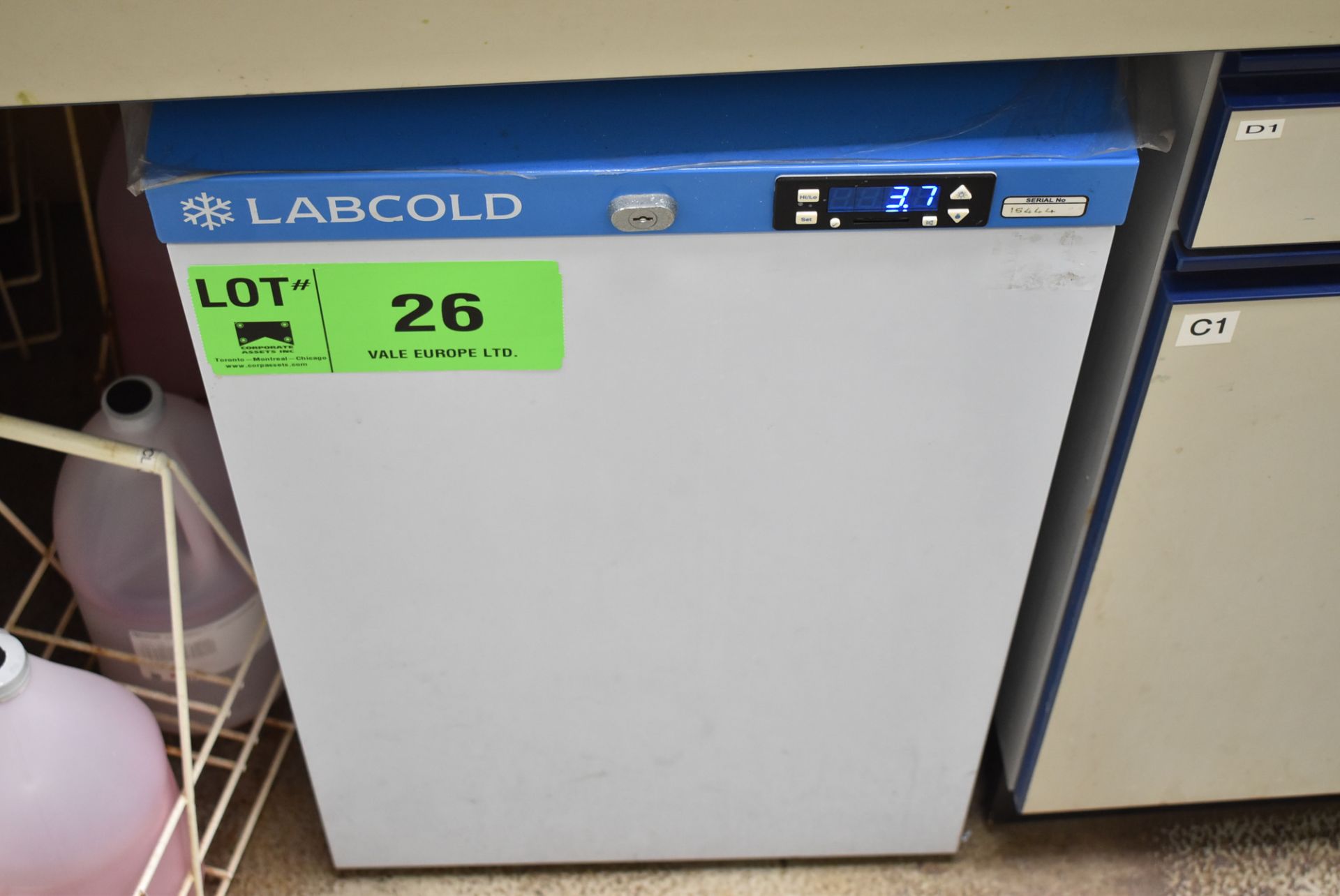 LABCOLD LAB COOLER (ROOM 264D) [RIGGING FEES FOR LOT #26 - £75 PLUS APPLICABLE TAXES]