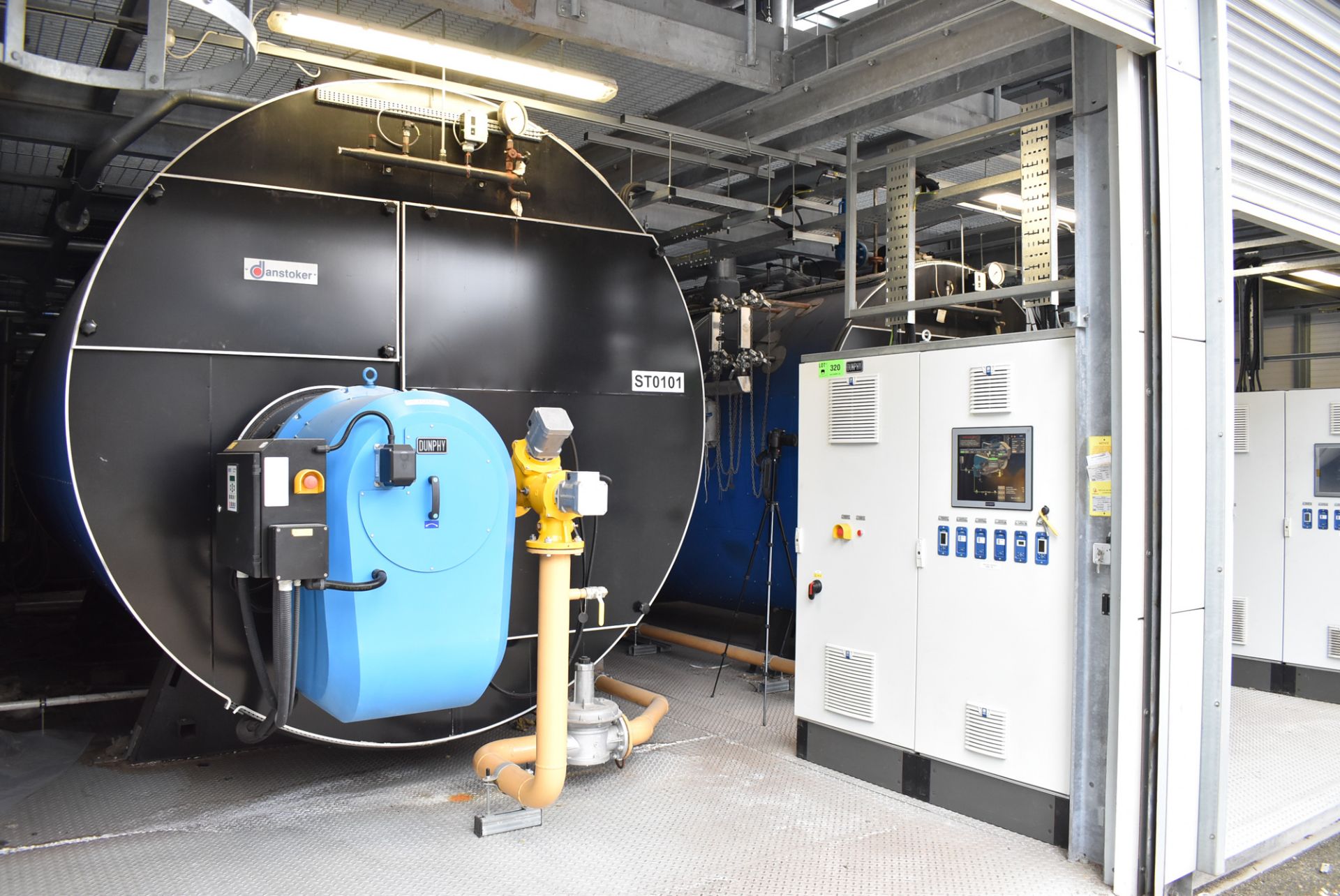 DANSTOKER (2014) OPTI COMBI 6603 18,352L NATURAL GAS STEAM BOILER WITH 19 DEG C MAX ALLOWABLE