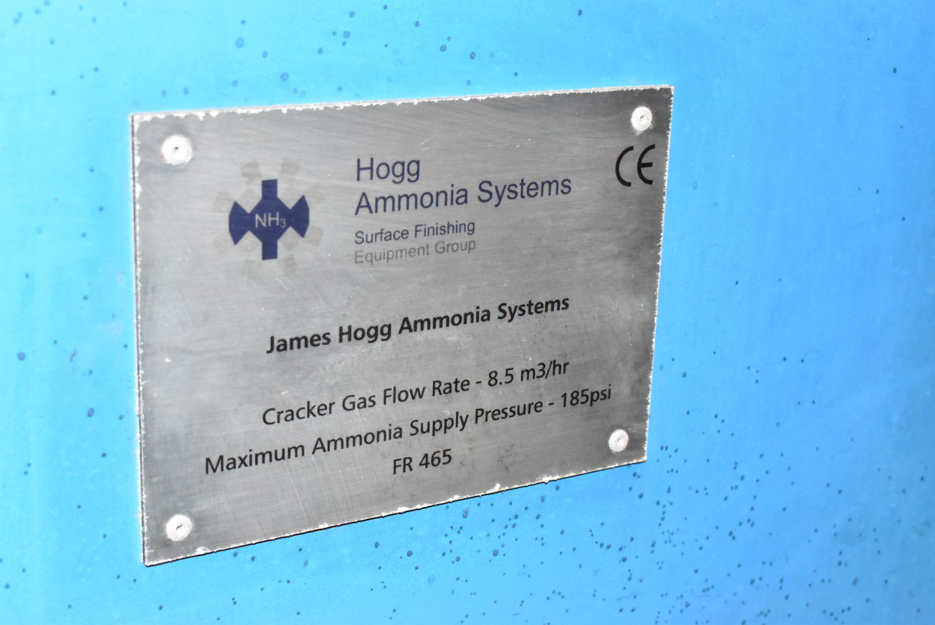 HOGG AMMONIA SYSTEM WITH SIEMENS TOUCHSCREEN PLC CONTROL S/N: 4507-1FR465 (CI) (ROOM 56) [RIGGING - Image 3 of 3