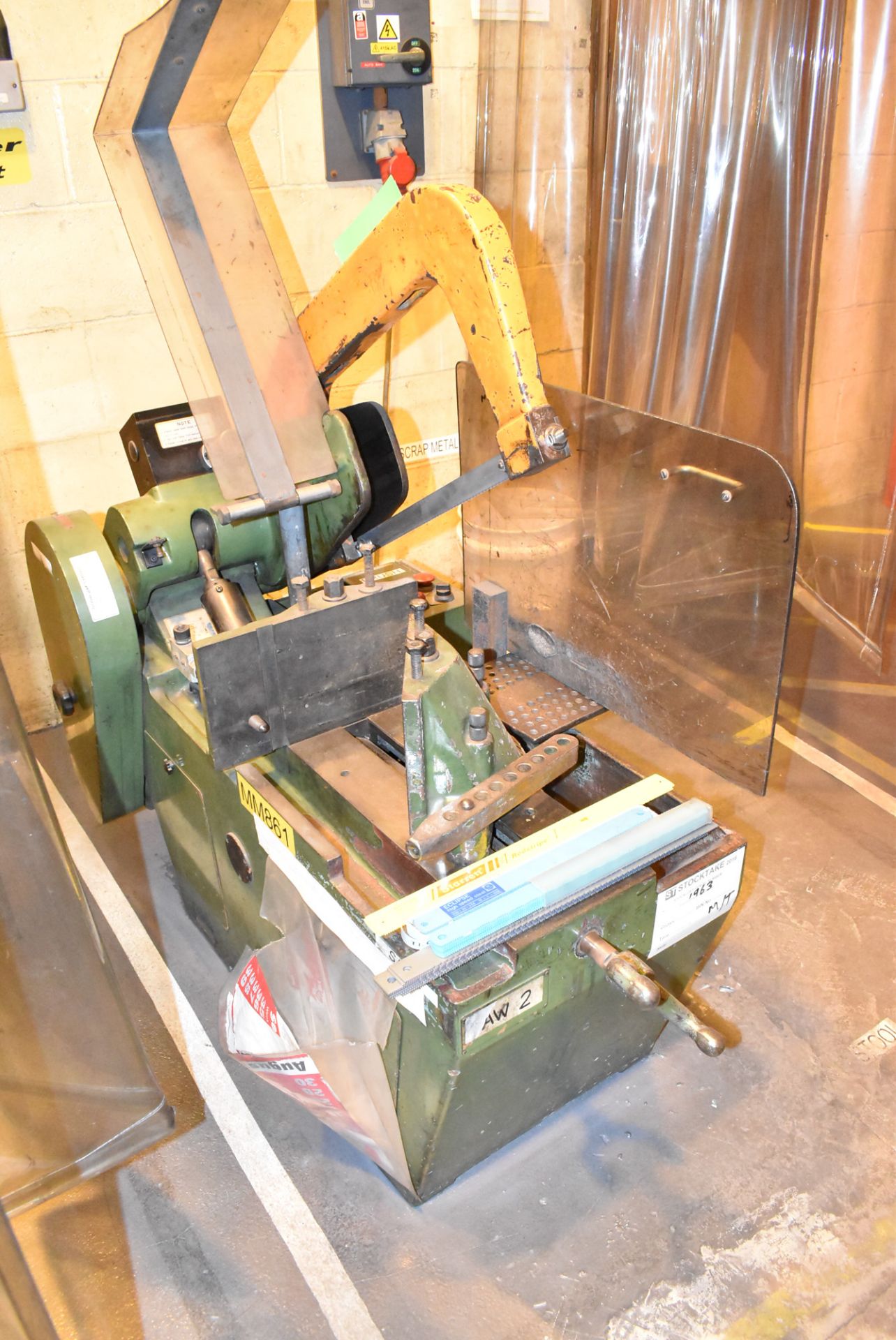 ADDISON JUBILEE HS 225A METAL CUTTING VERTICAL HACKSAW S/N: CJ-22582 (CI) (ROOM 80A) [RIGGING FEES - Image 2 of 3