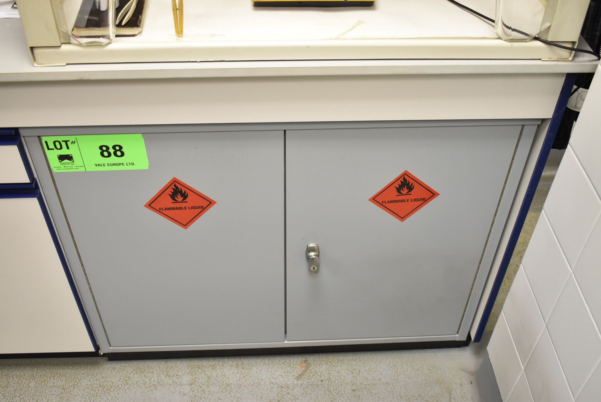 2 DOOR FLAMMABLE LIQUID STORAGE CABINET (ROOM 264C) [RIGGING FEES FOR LOT #88 - £200 PLUS APPLICABLE