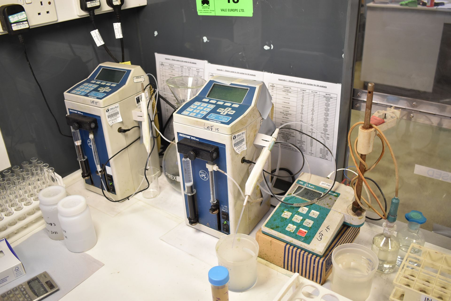 METROHM/MICROLAB DUAL STATION DIGITAL PH METER SYSTEM CONSISTING OF (2) MICROLAB 500 SERIES - Image 2 of 3