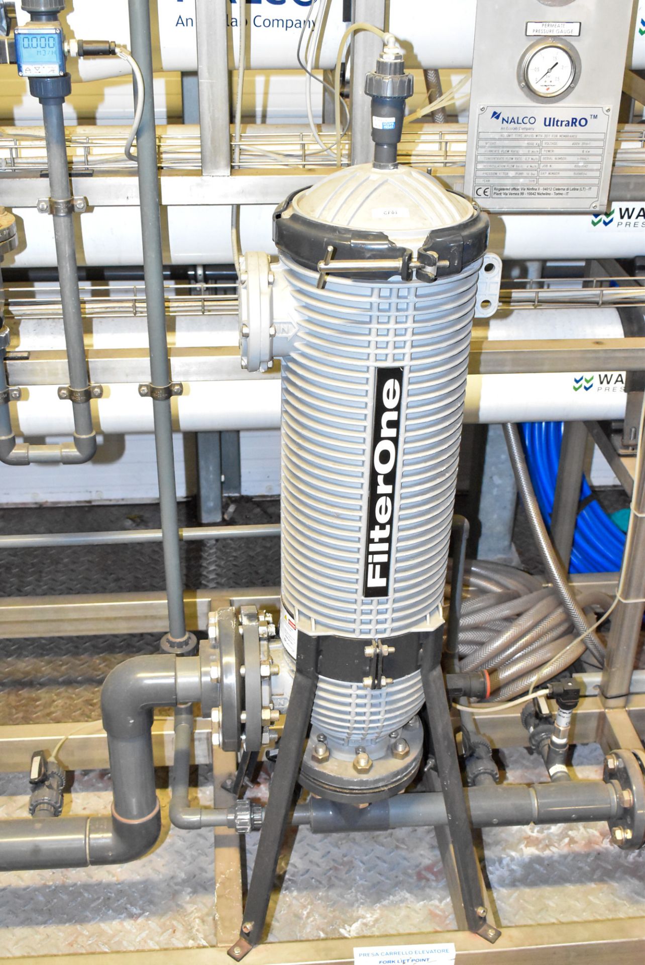 NALCO ULTRARO SKID MOUNTED REVERSE OSMOSIS WATER PURIFICATION SYSTEM WITH SIEMENS SIMATIC - Image 5 of 8