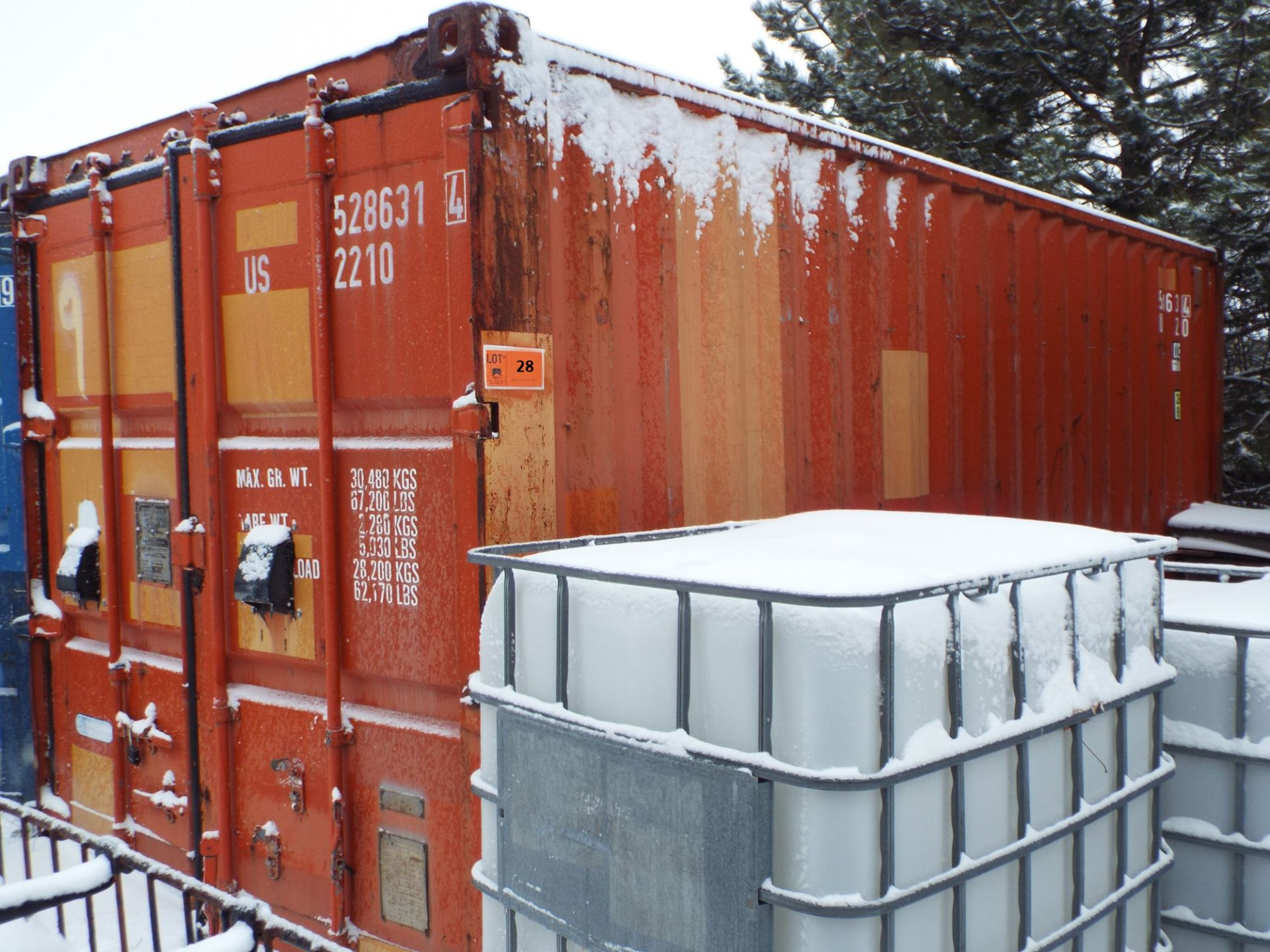 GENSTAR SEA CONTAINER 239"X96"X102"H, S/N: 528631 4 (OUTSIDE) (CI)