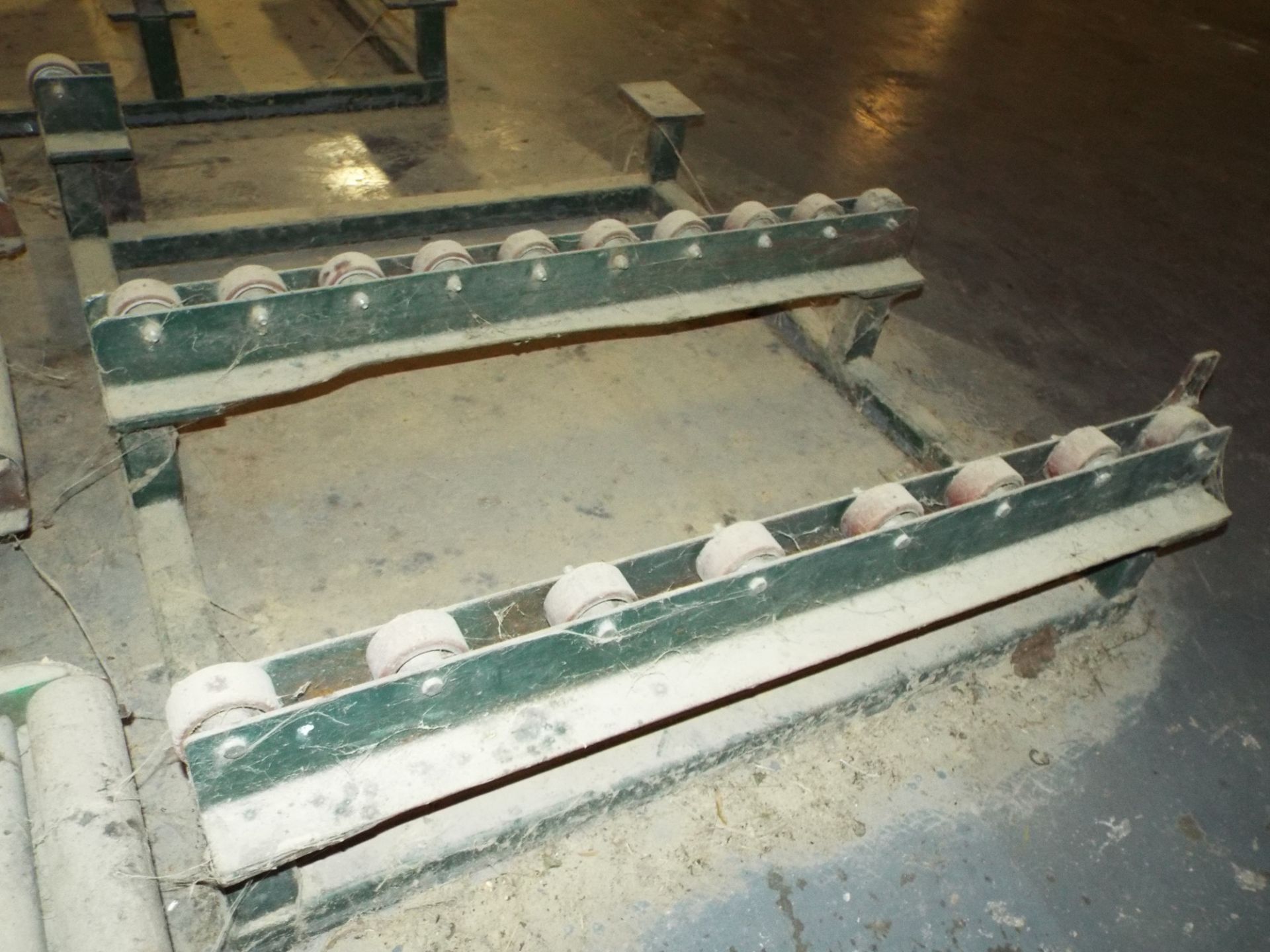 LOT/ (3) SECTIONS OF WHEEL CONVEYOR (CI) - Image 3 of 3