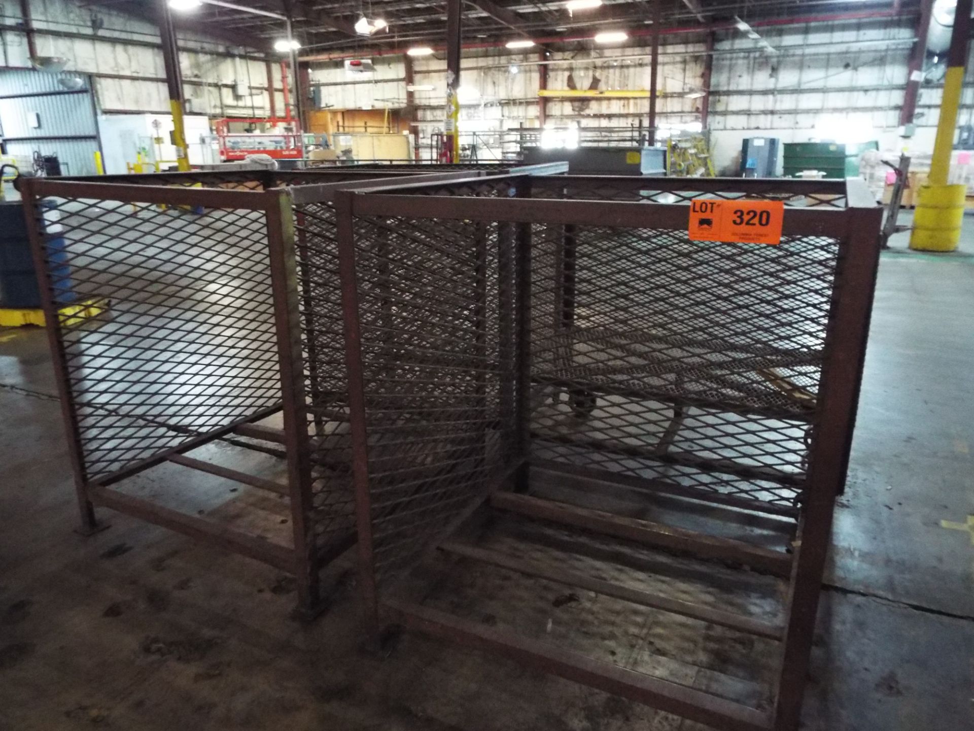 LOT/ STEEL MESH BINS THROUGHOUT PLANT (APPROX. 6)