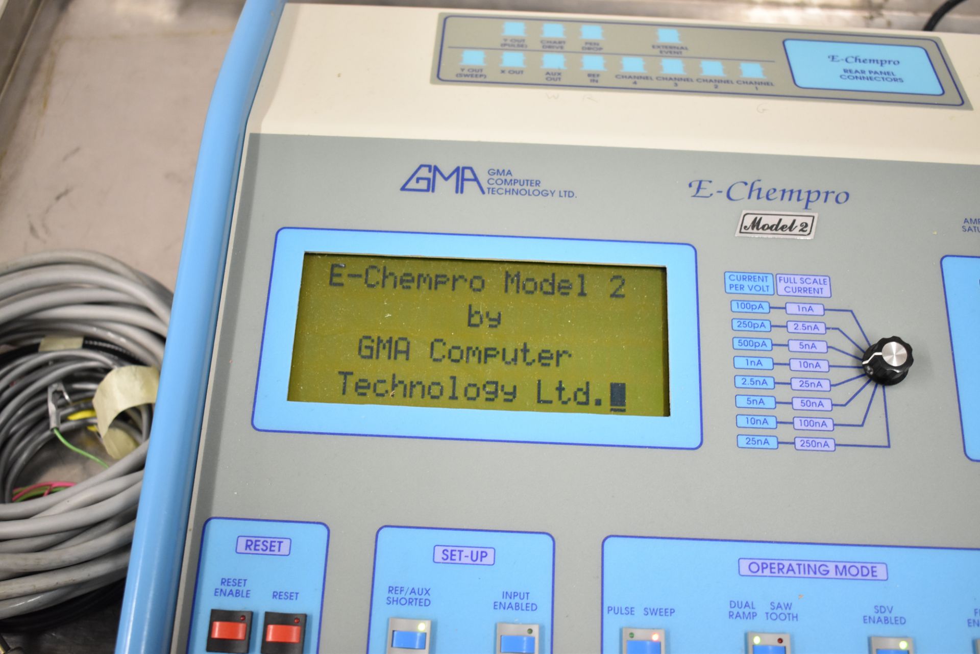 GMA E-CHEMPRO 2/110/60 HIGH SPEED SAMPLER WITH ATEN UC-232A USB TO SERIAL CONVERTER, S/N: 0026 [$ - Image 2 of 5