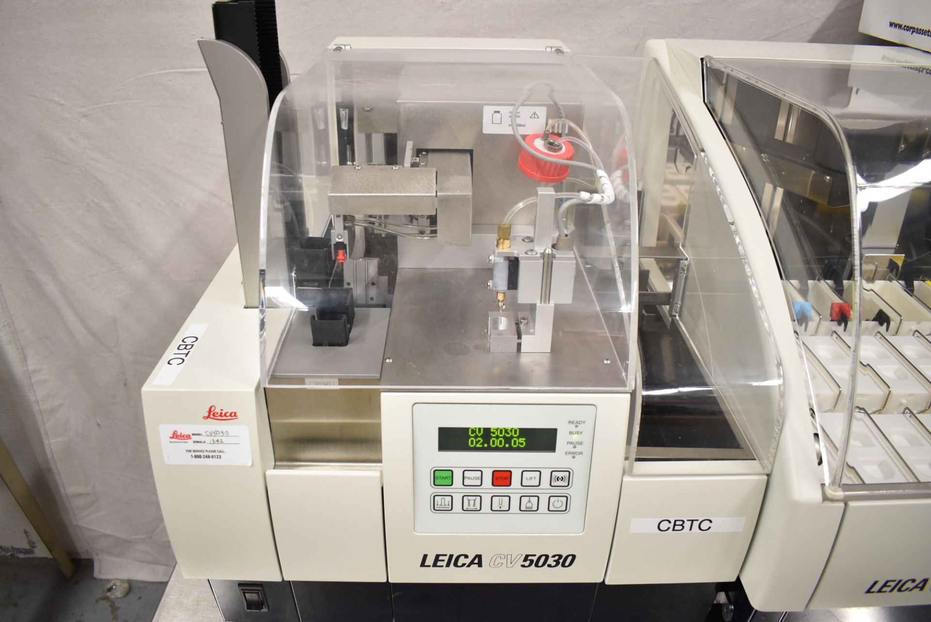 LEICA FULLY AUTOMATED STAINING/COVER SLIPPING SYSTEM CONSISTING OF: LEICA ST5020 MULTI STAINER - Image 7 of 17
