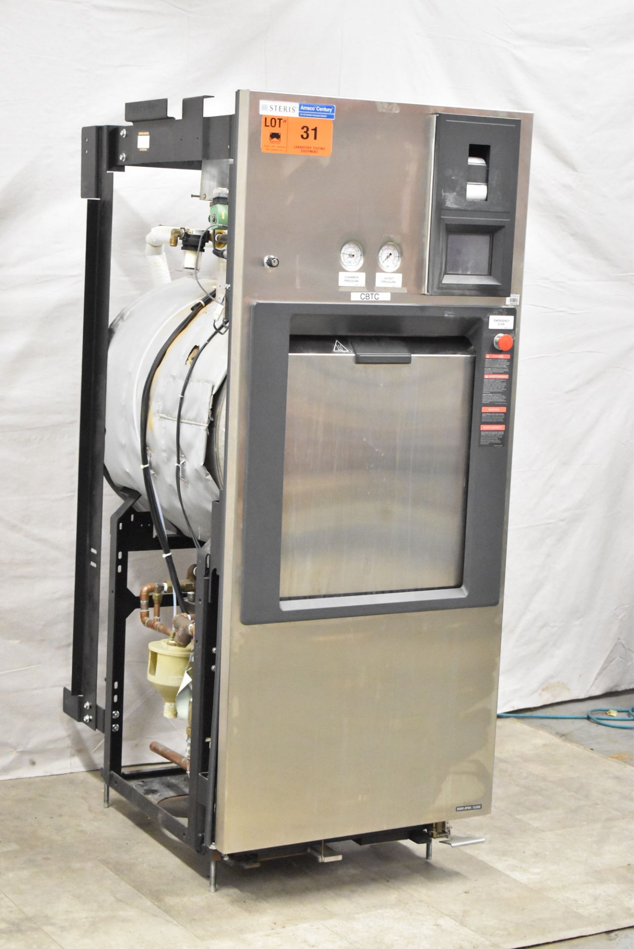 STERIS SV-120 SCIENTIFIC PRE VACUUM STERILIZER WITH DIGITAL TOUCH SCREEN CONTROL, THERMAL PRINTER, - Image 4 of 4