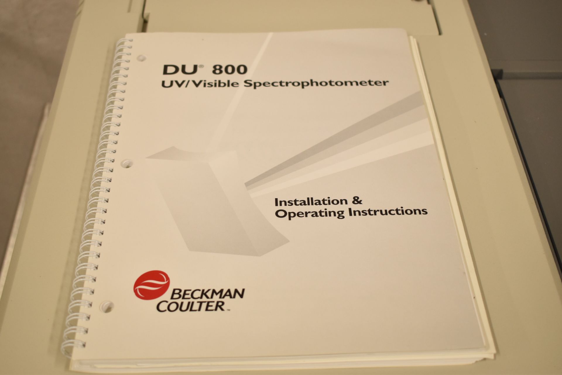 BECKMAN COULTER DU 800 SPECTROPHOTOMETER WITH DU800 UV/VIS VER 3.0 SYSTEM & APPLICATIONS SOFTWARE, - Image 4 of 13