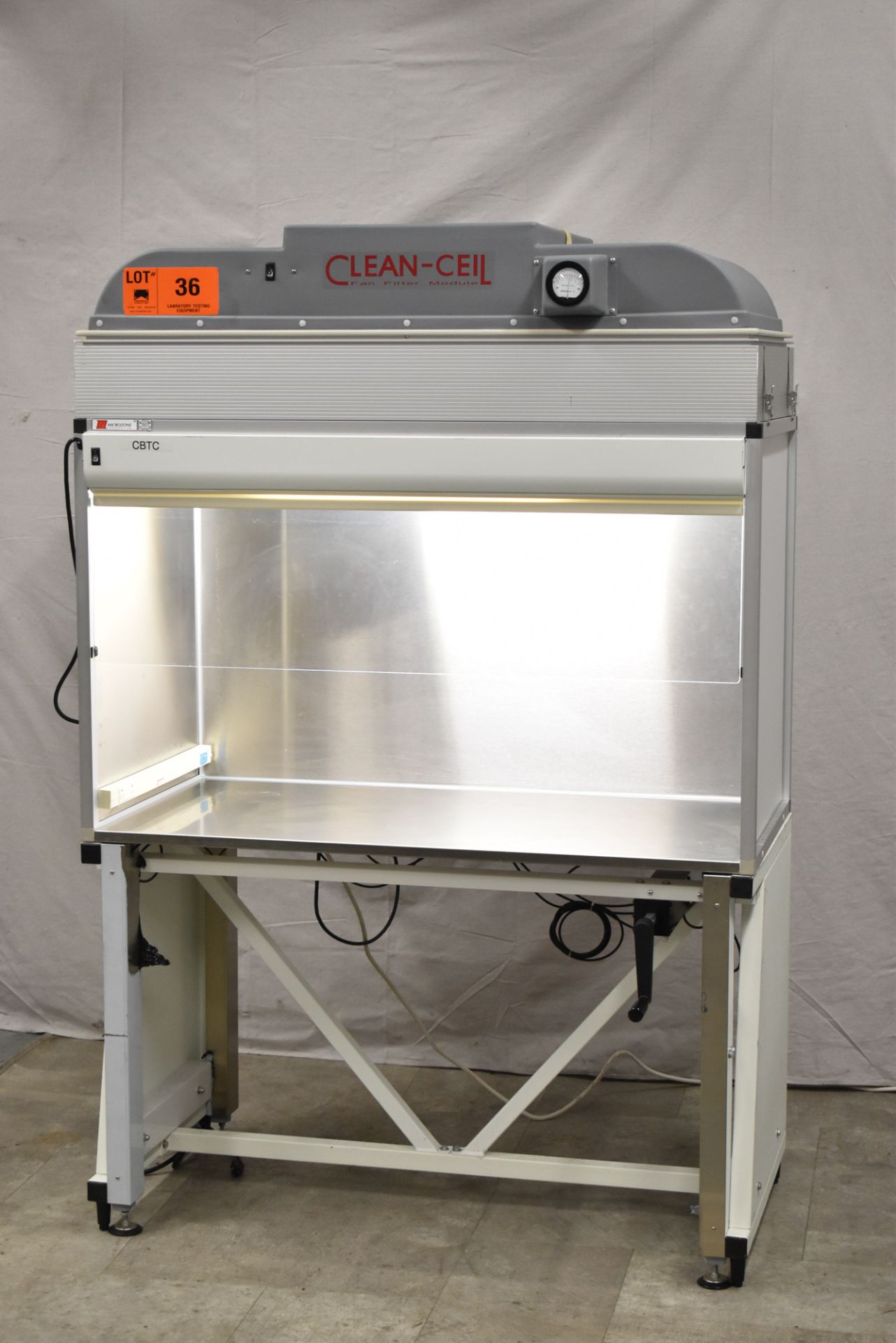 MICROZONE CLEAN-CEIL FFM-2-4--WA PORTABLE LAB EXHAUST HOOD WITH MICROZONE HEPA FILTRATION ,