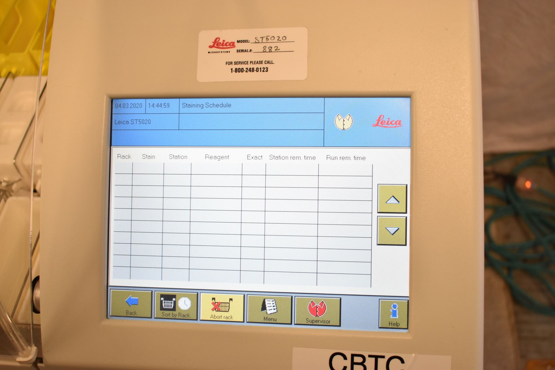 LEICA FULLY AUTOMATED STAINING/COVER SLIPPING SYSTEM CONSISTING OF: LEICA ST5020 MULTI STAINER - Image 16 of 17