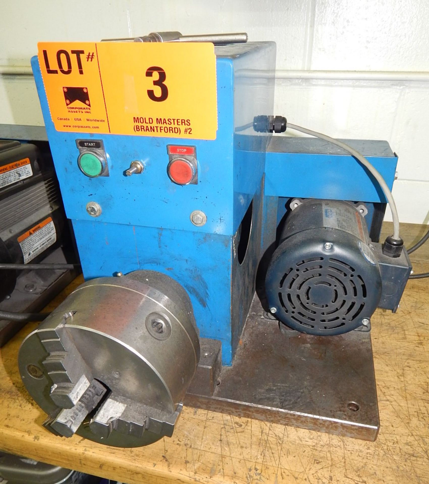 FRANKLIN ½ HP VARIABLE SPEED BENCH TYPE SPEED LATHES WITH 6" 3-JAW CHUCK, IMDS DIGITAL VARIABLE