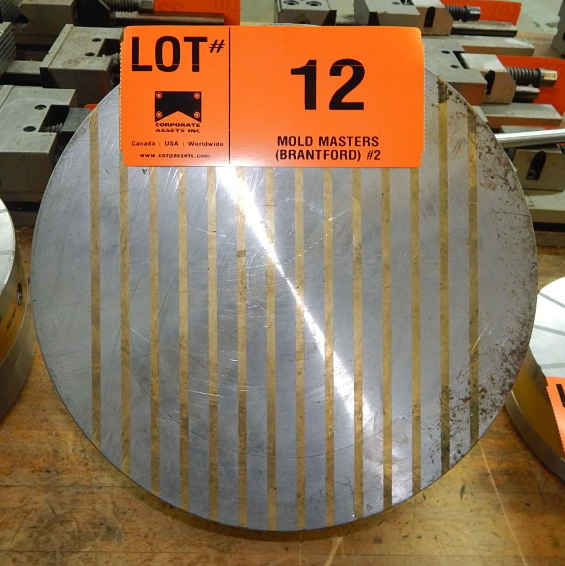 12" DIAMETER MAGNETIC CHUCK, S/N: N/A