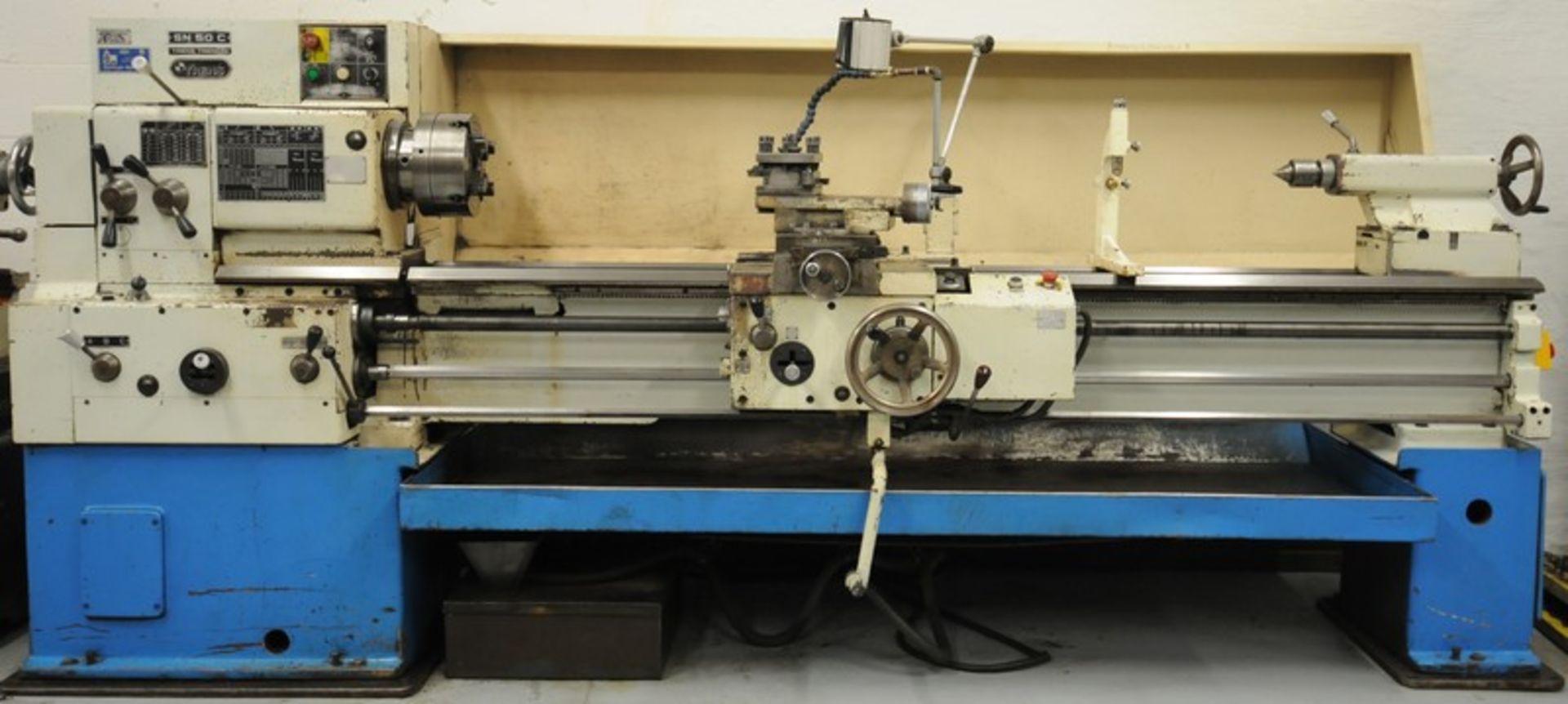 TOS SN50C GAP BED ENGINE LATHE WITH 22" SWING OVER BED , 28" SWING IN THE GAP, 78" BETWEEN - Image 7 of 7