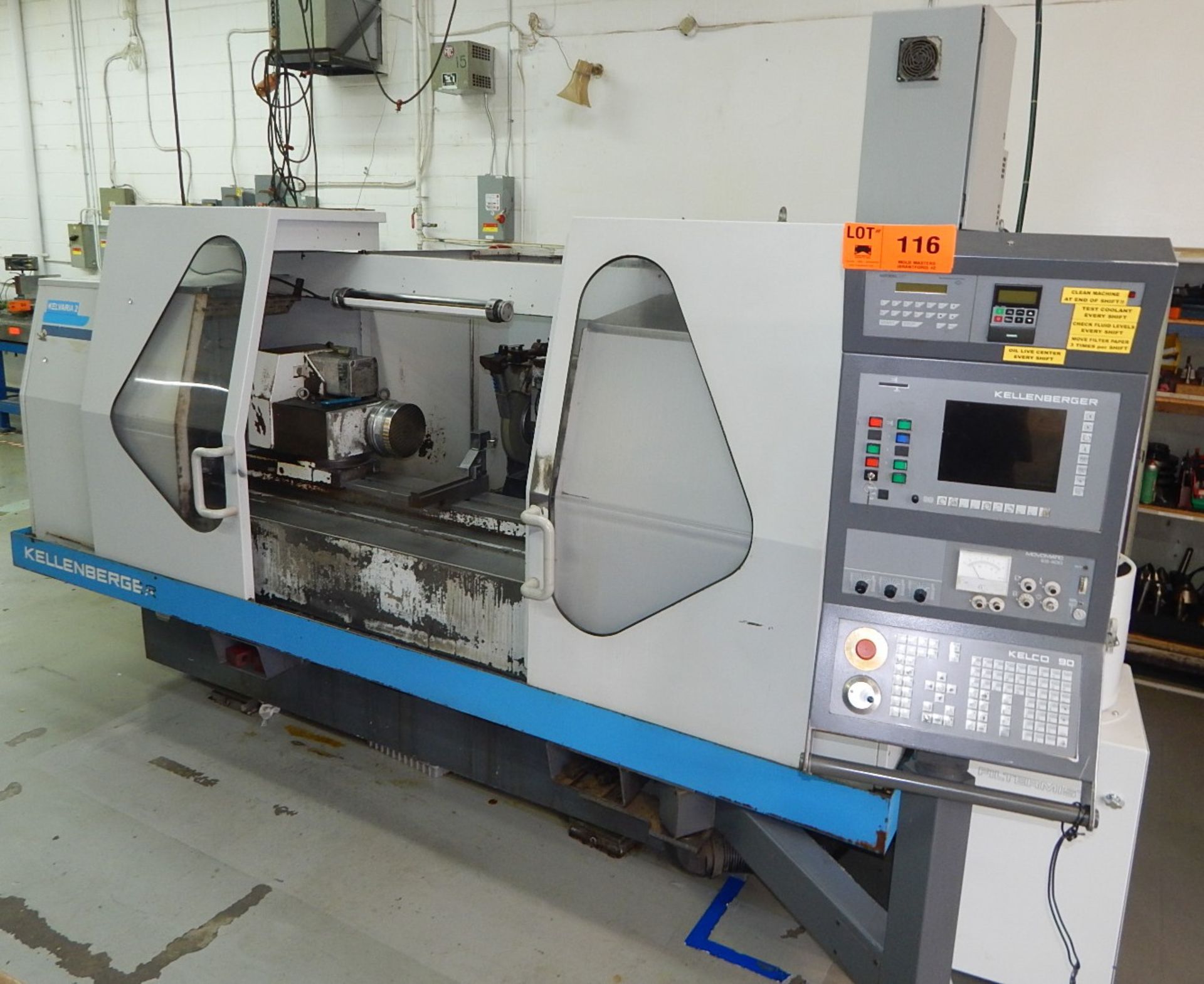 KELLENBERGER KEL-VARIA UR 175/1000 CNC UNIVERSAL PRECISION GRINDER WITH MOVOMATIC ES400 KELCO 90 CNC