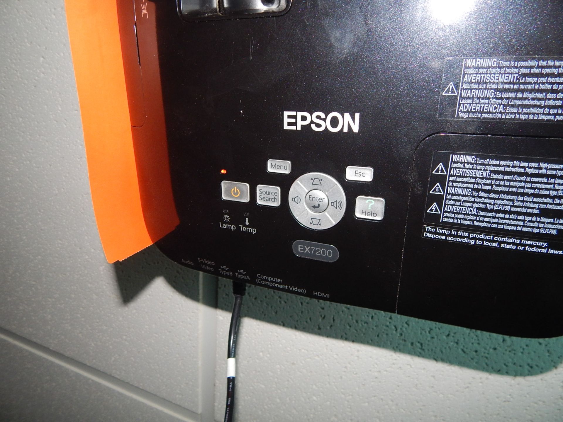 EPSON EX7200 PROJECTOR - Image 2 of 2