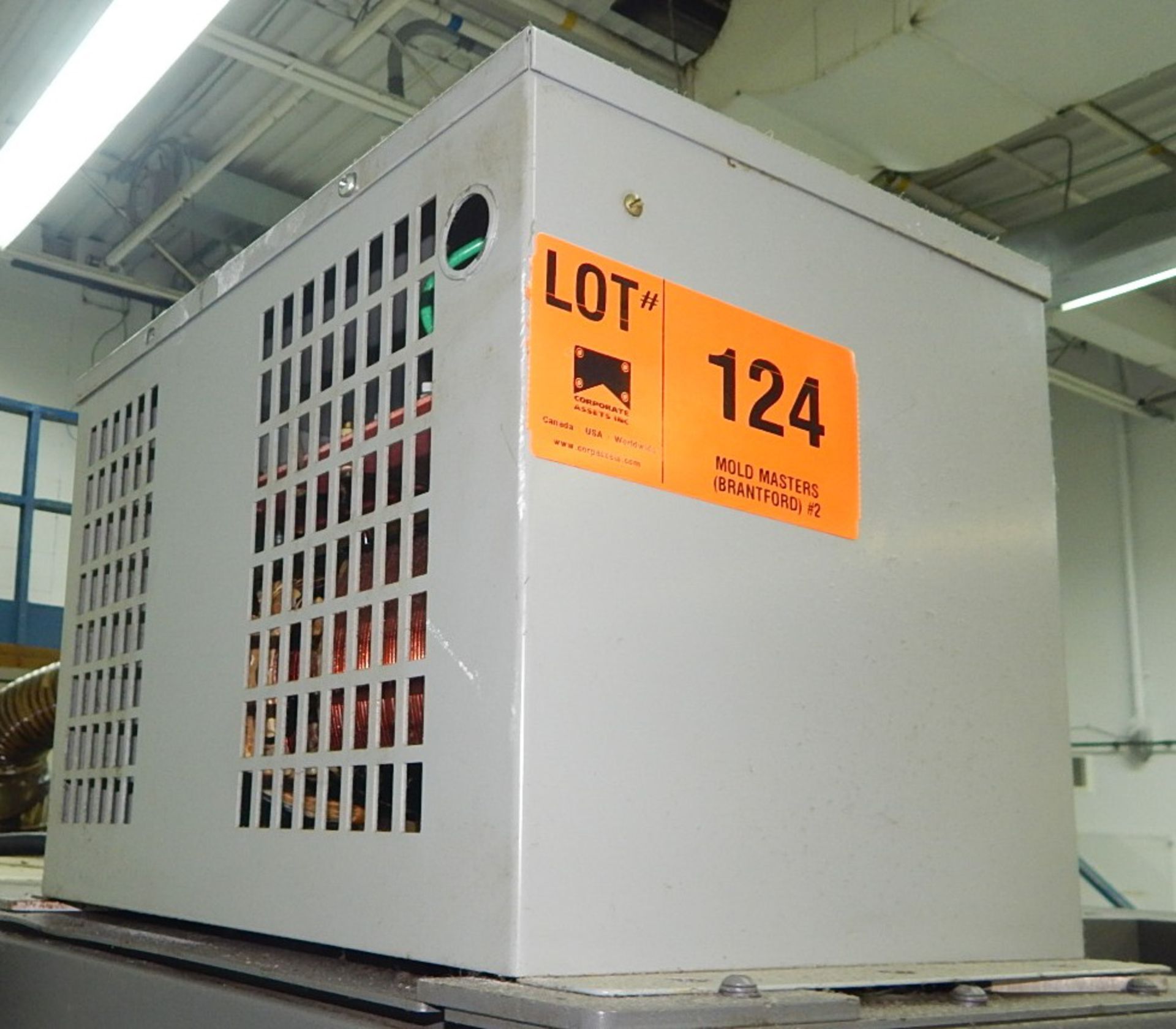 15KVA TRANSFORMER (133-460V, 3PH, 60HZ), S/N: N/A (CI) [RIGGING FEE FOR LOT 124 - $50 CDN +