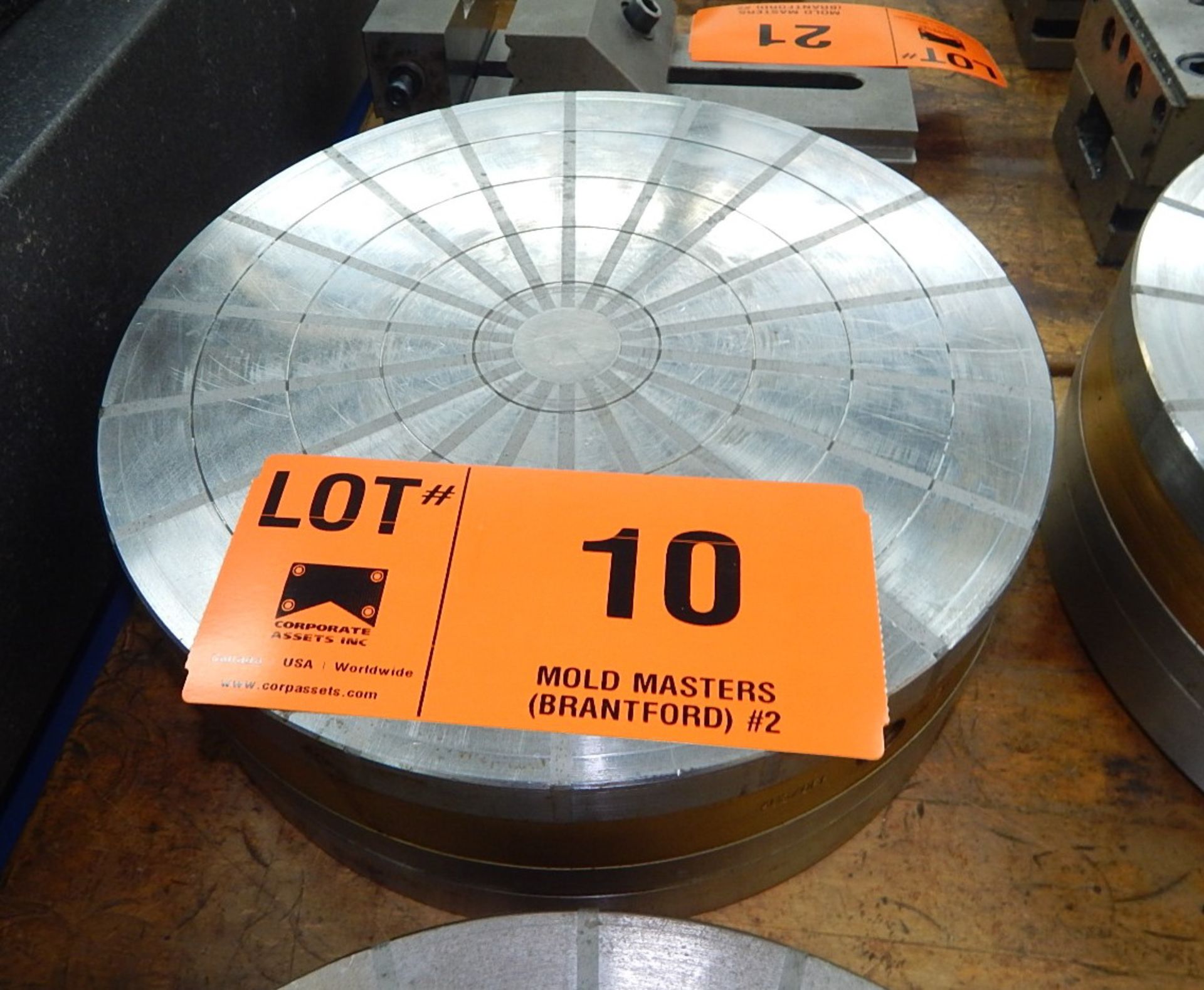 12" DIAMETER MAGNETIC CHUCK, S/N: N/A