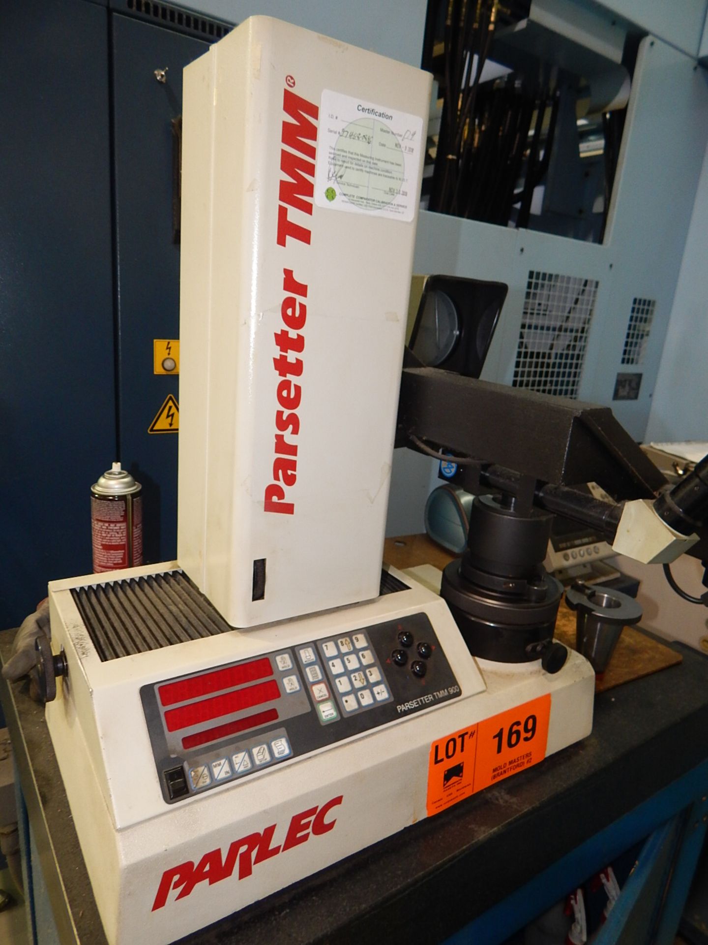 PARLEC PARSETTER TMM900 DIGITAL OPTICAL TOOL PRE-SETTER WITH TOOL CHECK 200 DRO, DYMO THERMAL - Image 2 of 2