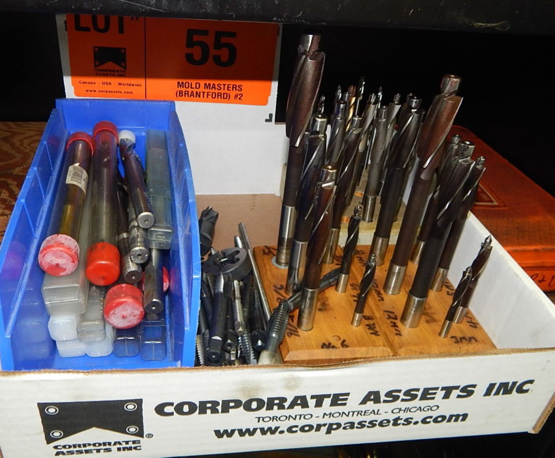 LOT/ TAPS AND COUNTERSINK REAMERS