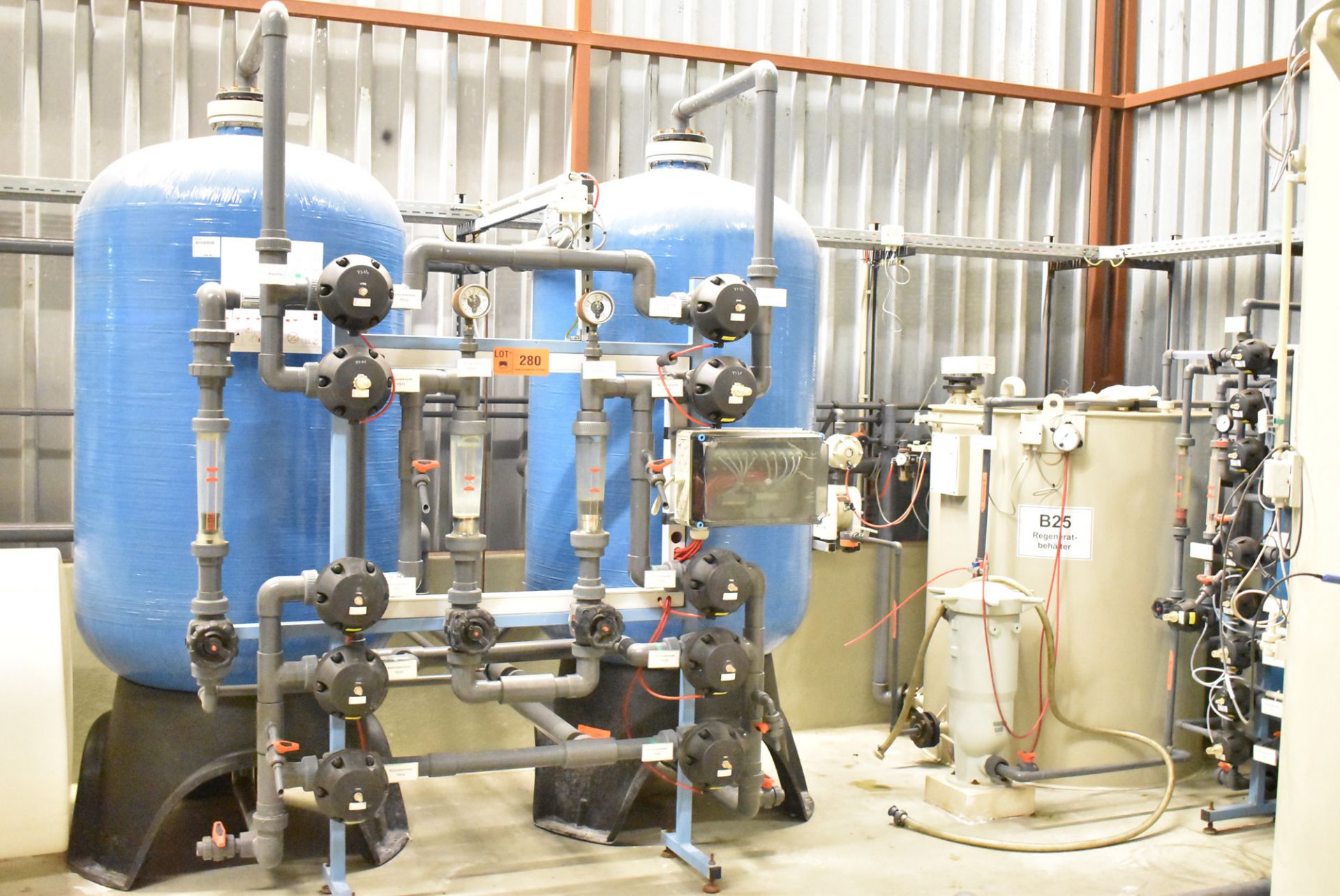 LOT/ WATER TREATMENT SYSTEM CONSISTING OF WEBER KUNSTSTOFFTECHNIK (2012) VERDAMPFERVORLAGE B25