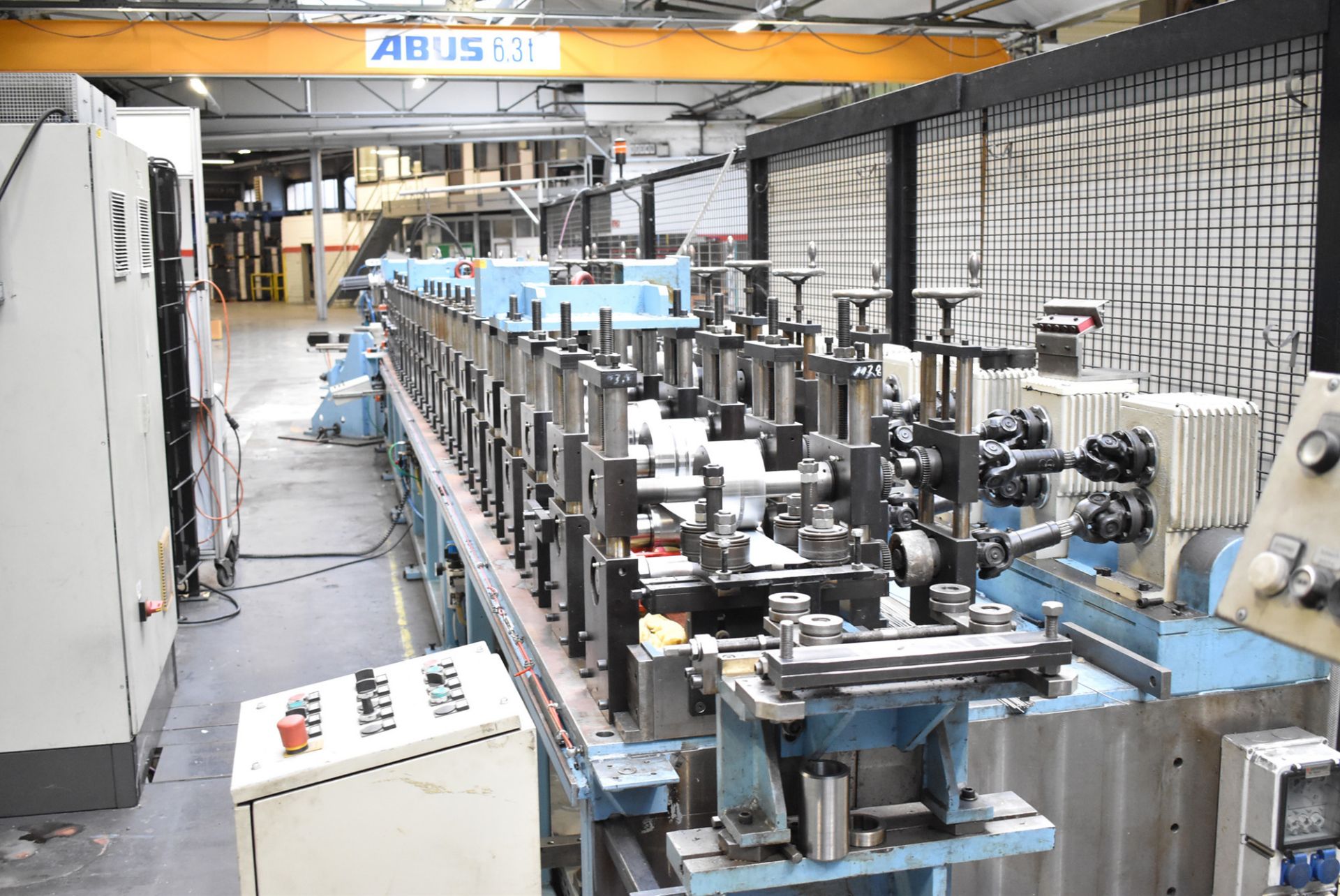 DURA SCHELICHER 24 STAND MODULAR ROLL FORMING MACHINE WITH SCHLEICHER A1-106 PLC CONTROL, 40 MM - Image 6 of 11