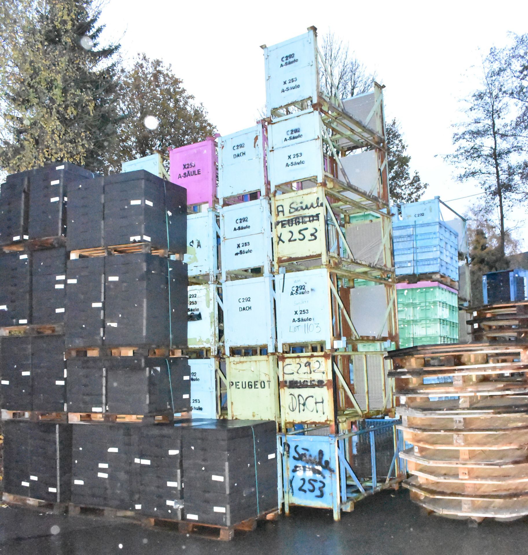 LOT/ STEEL BINS (SEL HOF) [RIGGING FEE FOR LOT #1103 - € Quote PLUS TAXES] - Image 5 of 11