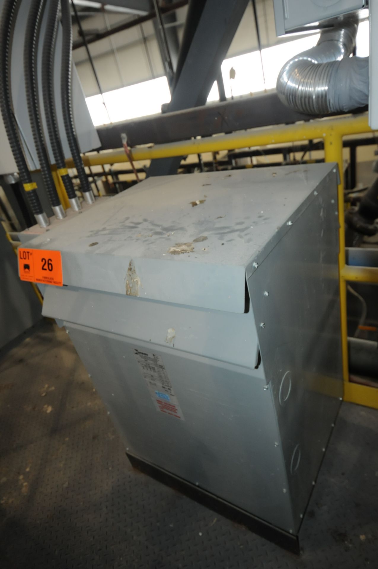 HAMMOND 75 KVA 600V SINGLE PHASE DRY TYPE TRANSFORMER (CI)