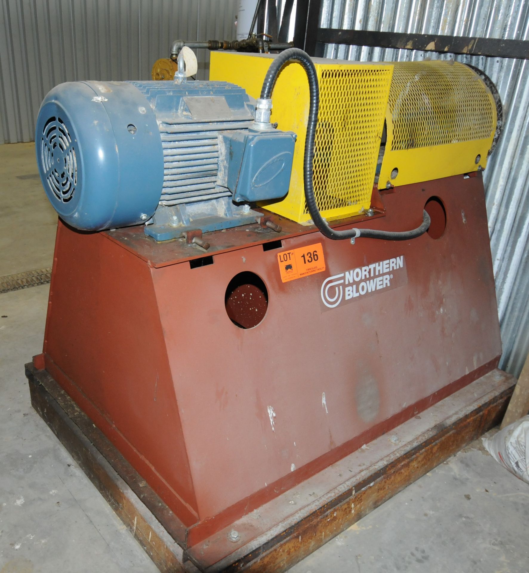 NORTHERN BLOWER 5020 CLASS 25 HP BLOWER WITH CONTROL, S/N: 53373.01-02 (CI)