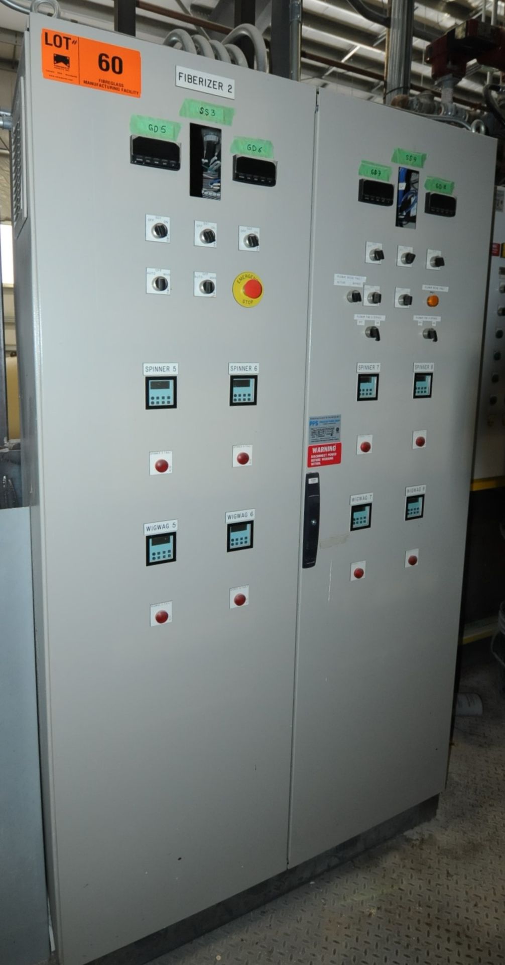 CONTROL CABINET WITH DIGITAL READ OUTS (CI)