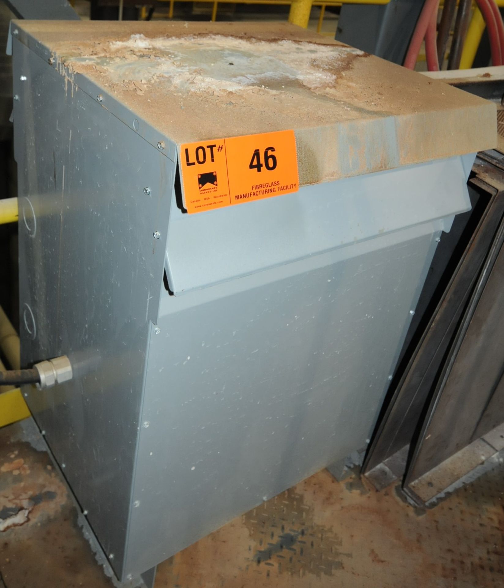 HAMMOND 75 KVA 600V SINGLE PHASE DRY TYPE TRANSFORMER (CI)