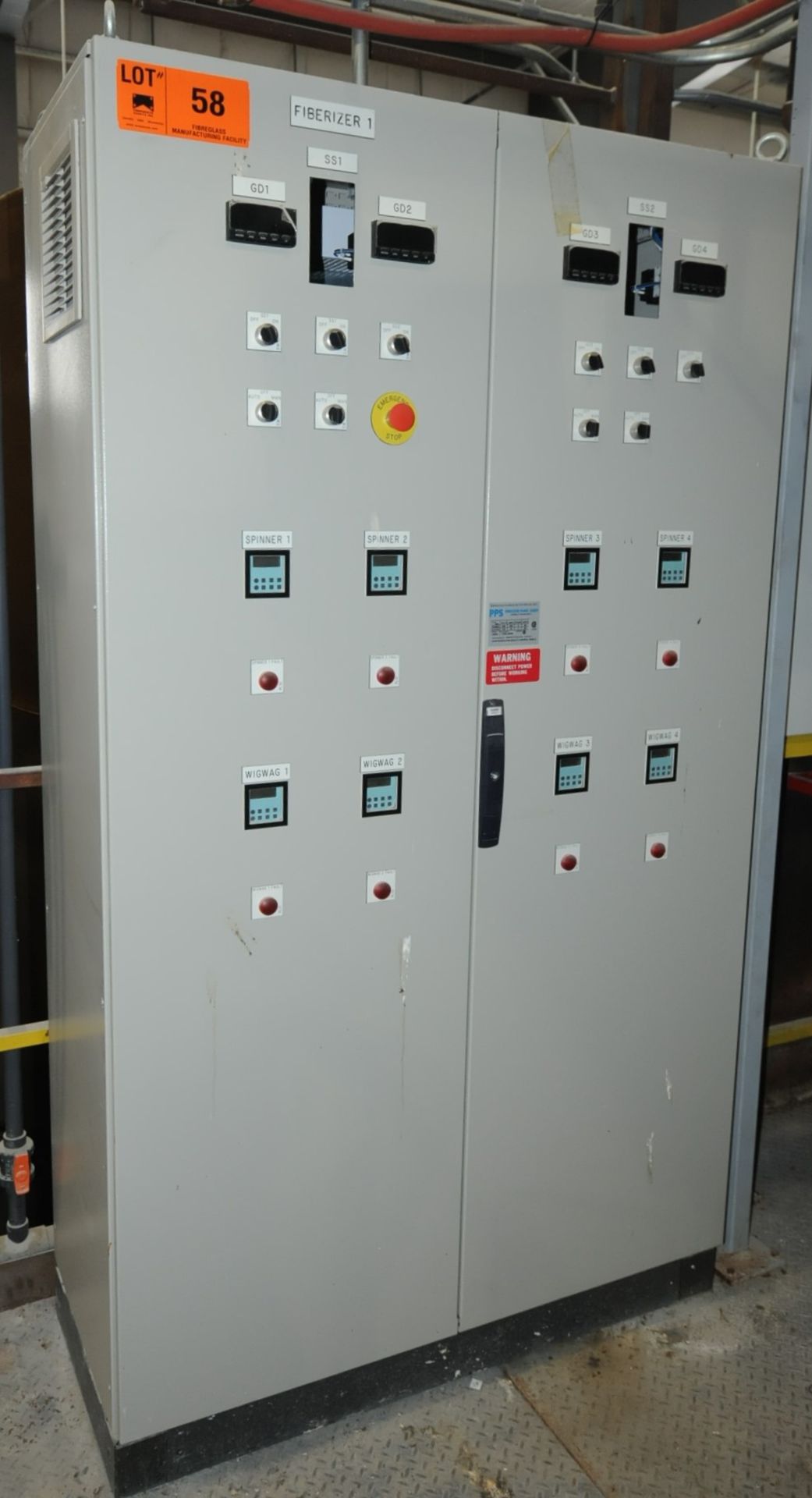 CONTROL CABINET WITH DIGITAL READ OUTS (CI)