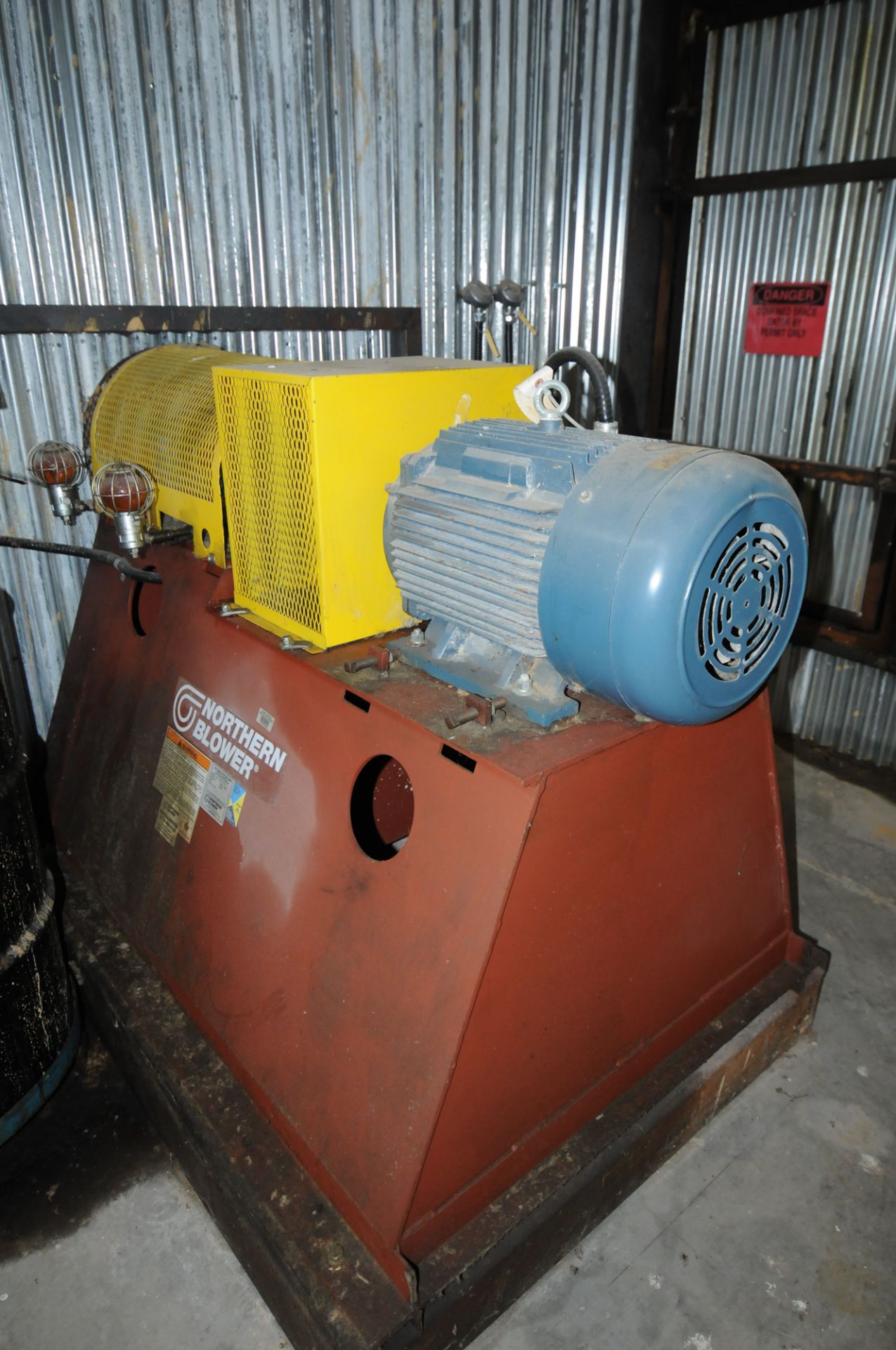 NORTHERN BLOWER 5020 CLASS 25 HP BLOWER WITH CONTROL, S/N: 53373.01-02 (CI) - Image 2 of 8