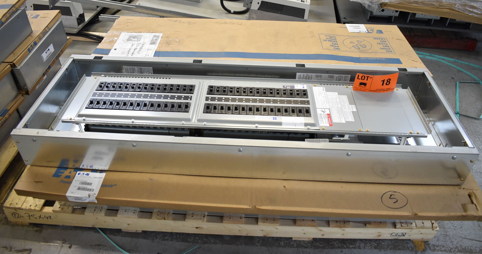 LOT/ (3) EATON PRL2A 400AMP, 60 CIRCUITS ASSEMBLED PANELBOARDS (LOCATED AT 111 NEWMAN BLVD,