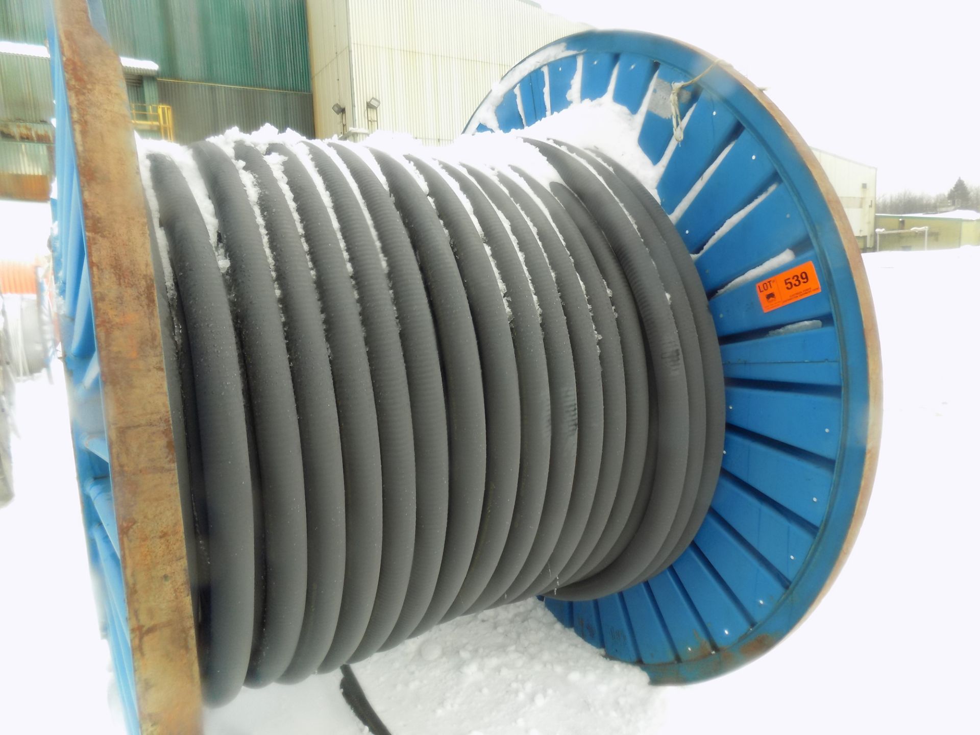LOT/ GENERAL CABLE 1/0-3+6G 35KV 100% HVTECK INSULATED HIGH VOLTAGE POWER CABLE, WITH STEEL REEL (
